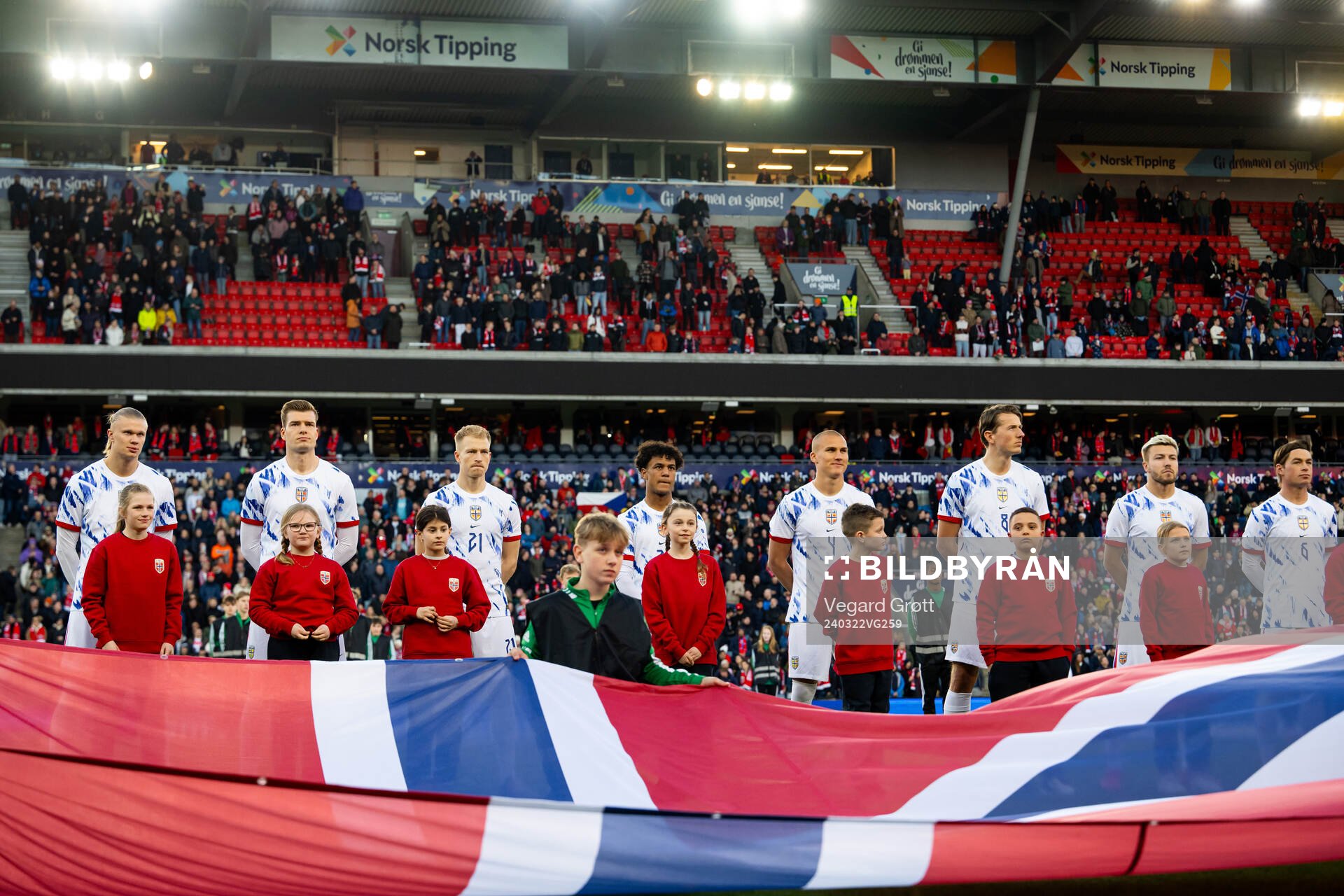 Erling Braut Haaland, Alexander Sørloth, Andreas