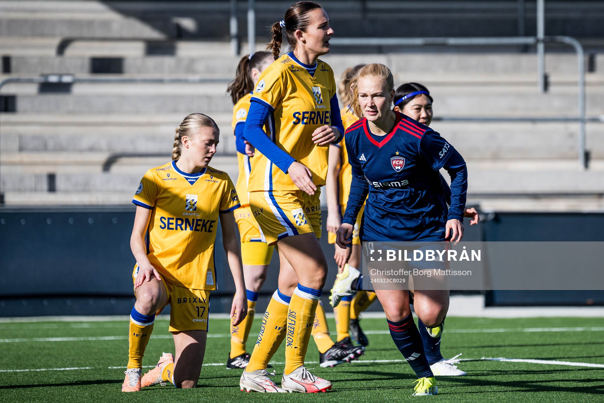 FC Rosengårds Sofie Bruun Bredgaard jublar