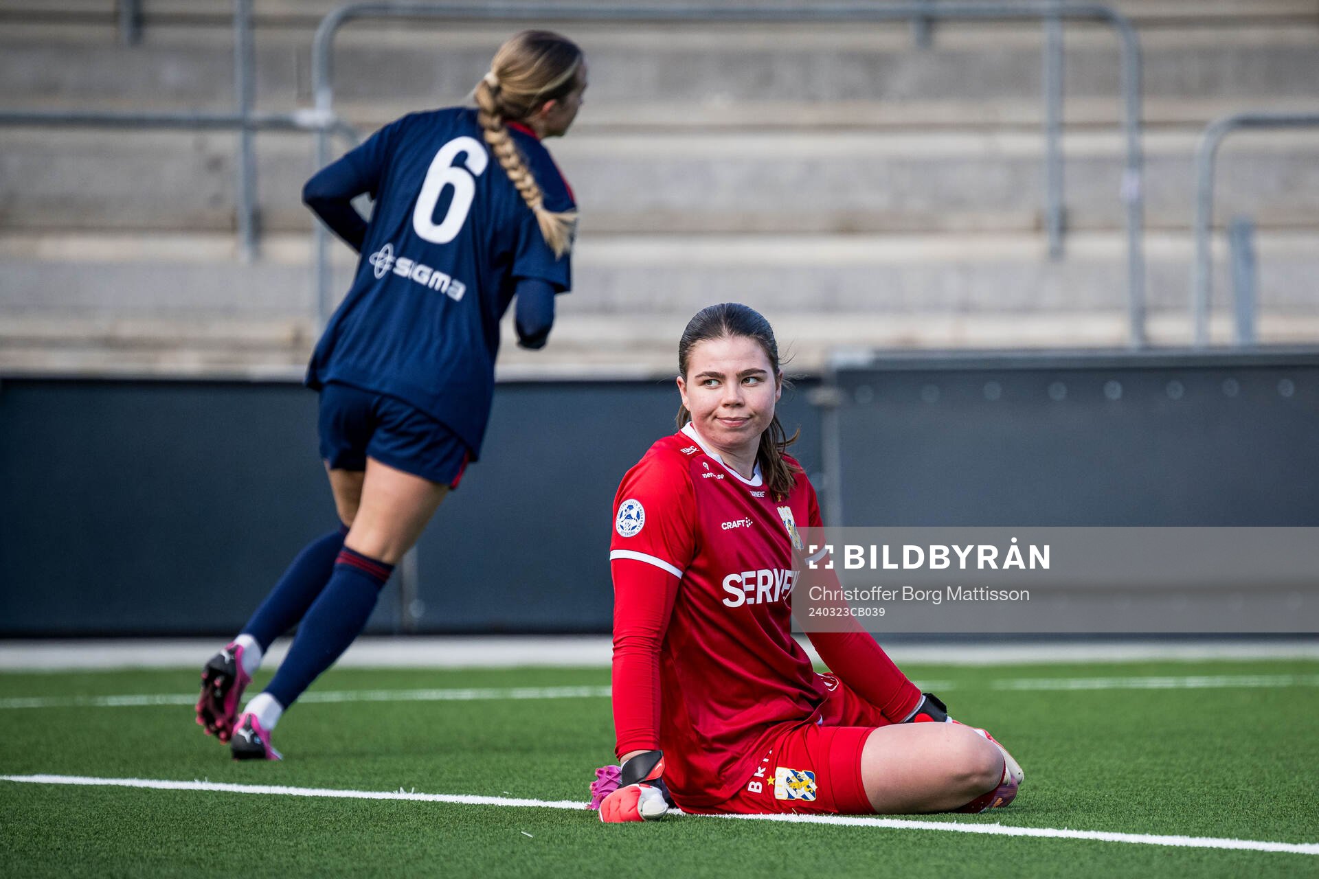 IFK Göteborgs Lisa Hall deppar