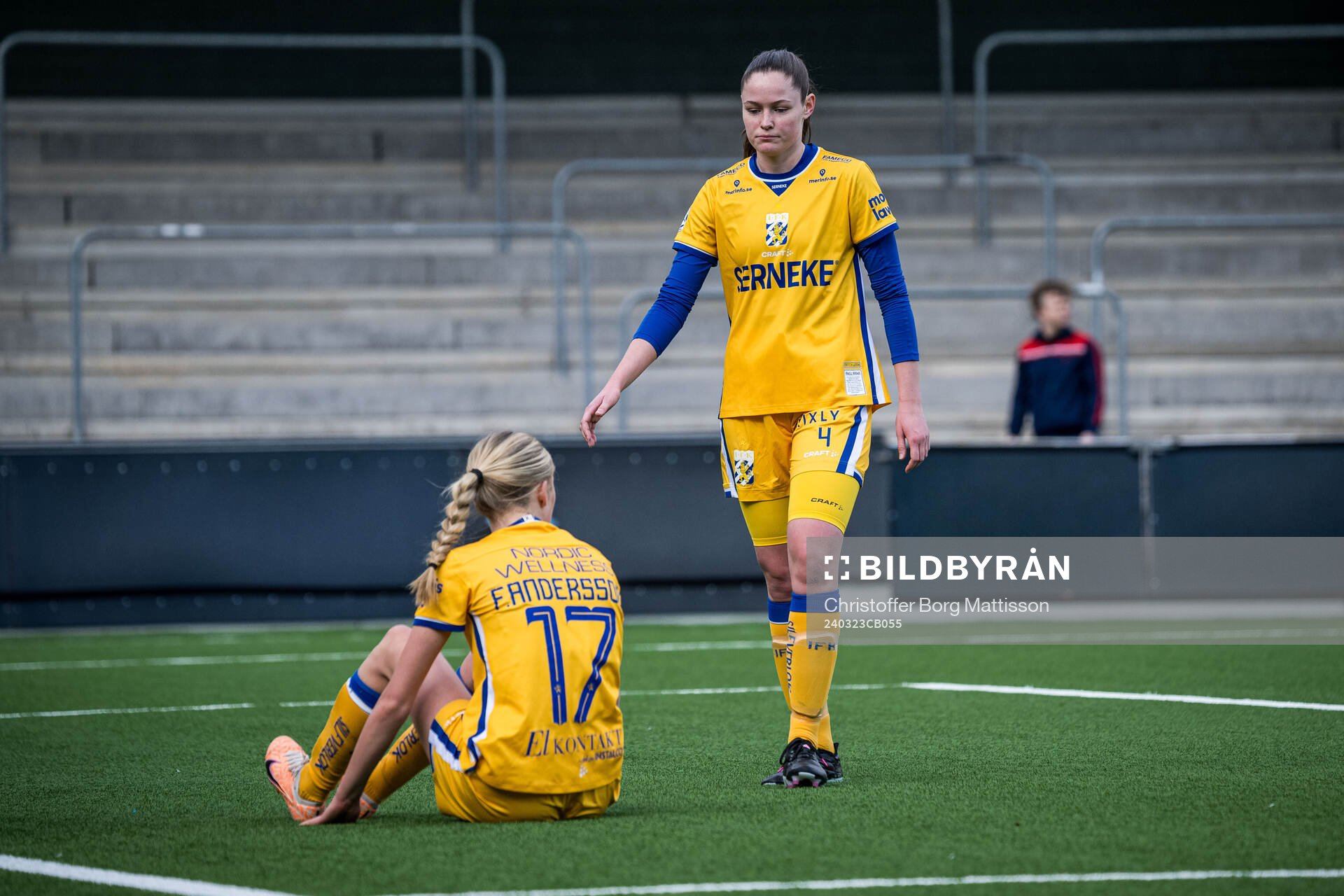 IFK Göteborgs Filippa Andersson och Nathalie Andersson