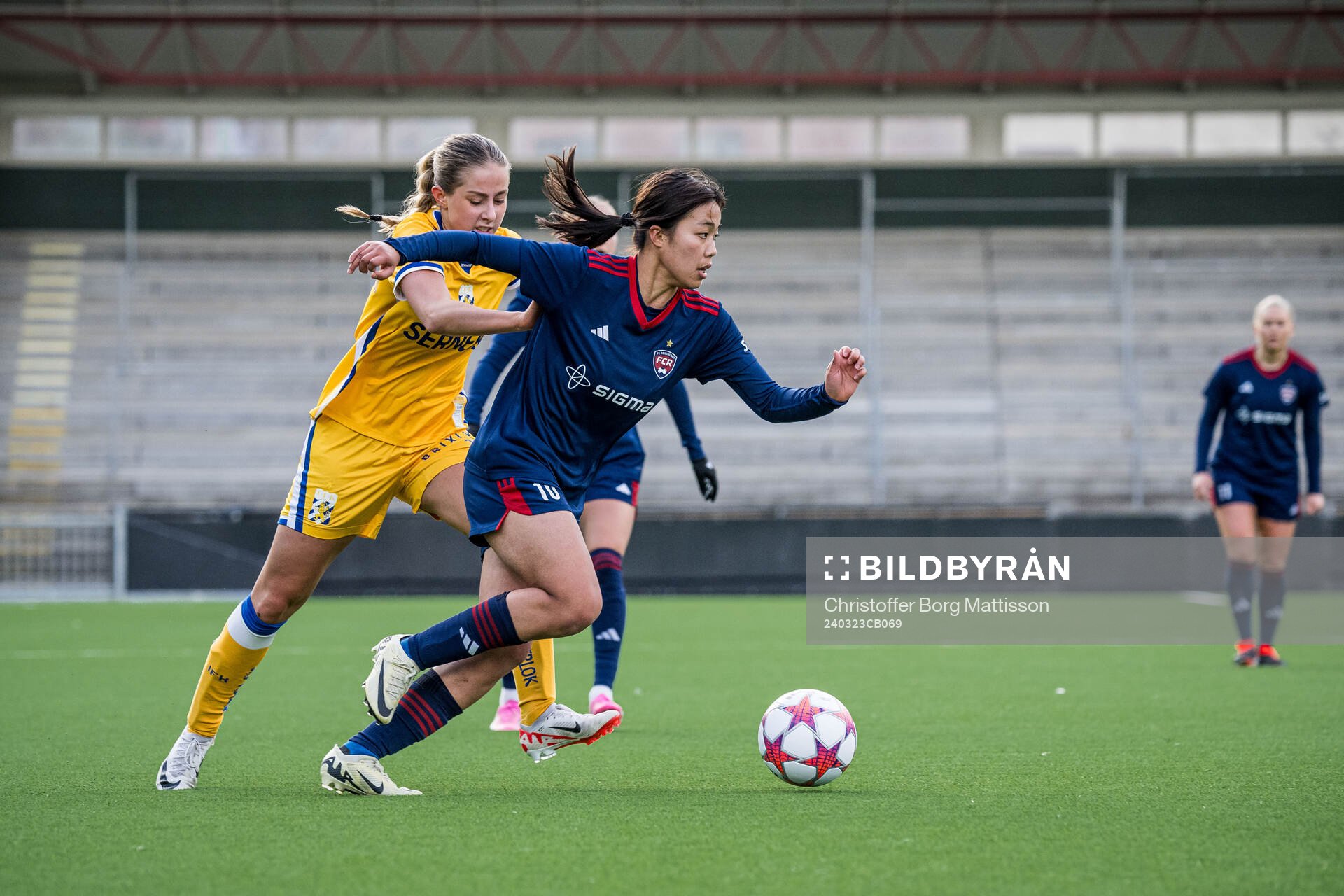 IFK Göteborgs Isabella Svanström och FC Rosengårds