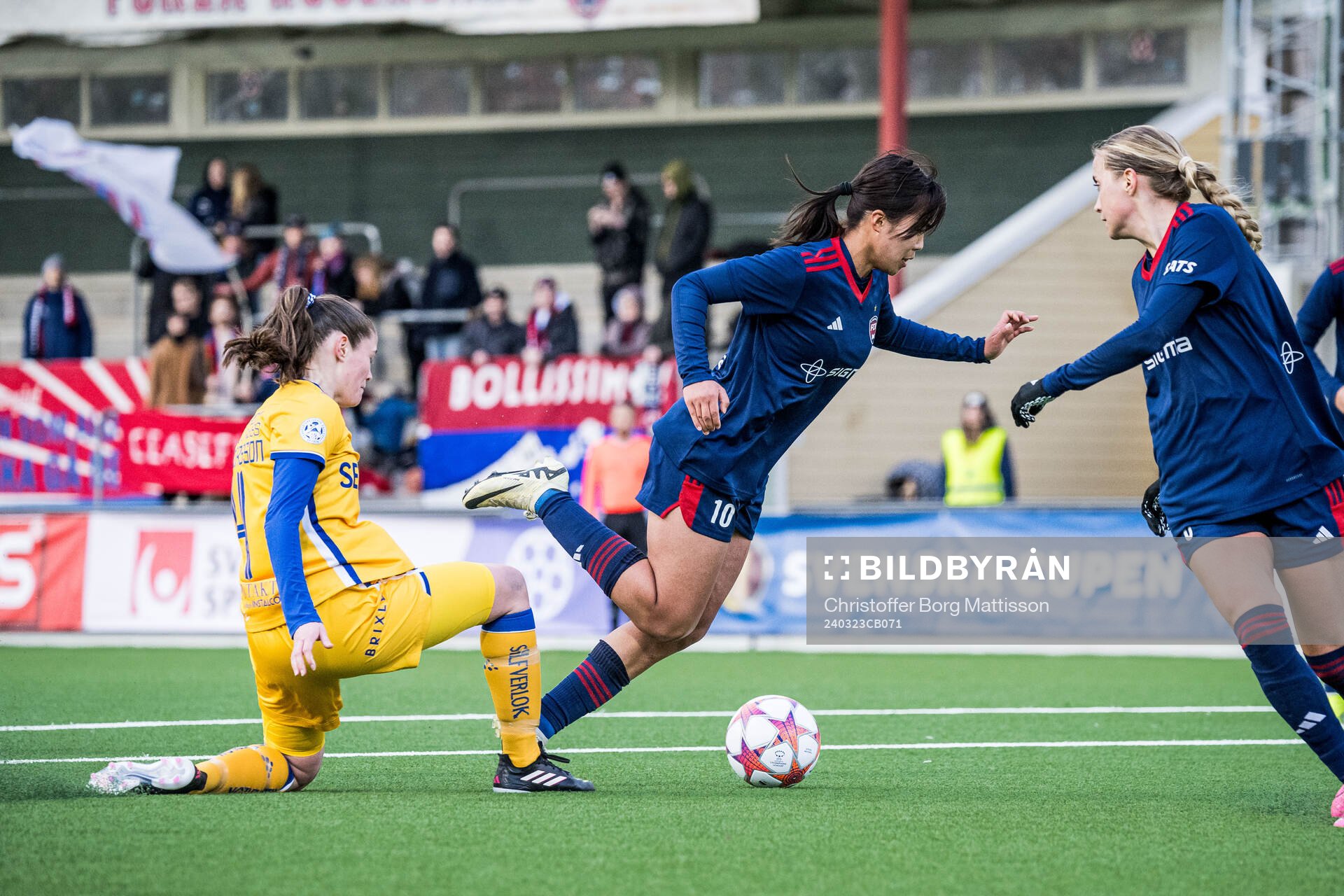 IFK Göteborgs Nathalie Andersson och FC Rosengårds Momoko