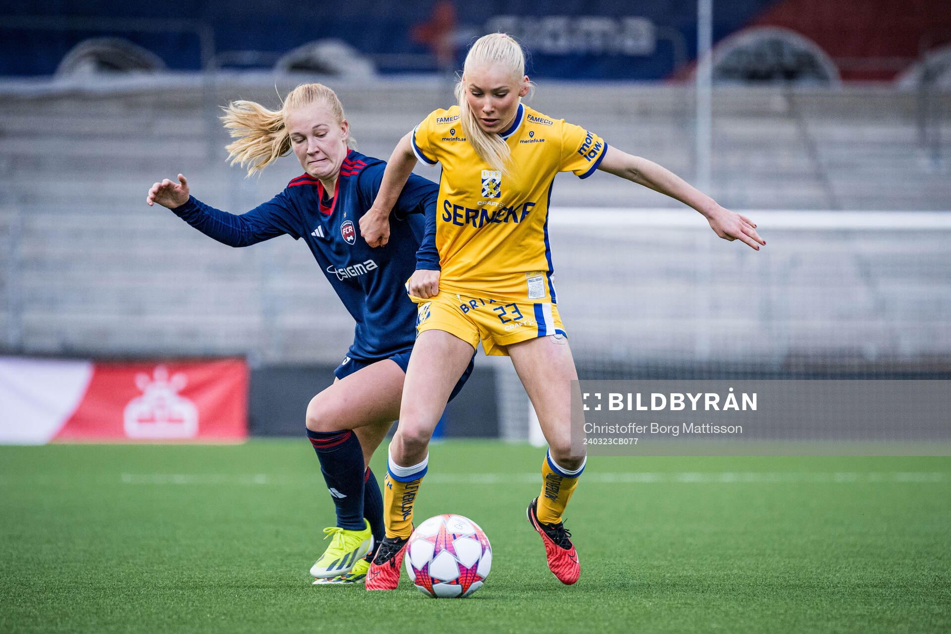 FC Rosengårds Sofie Bruun Bredgaard och IFK Göteborgs