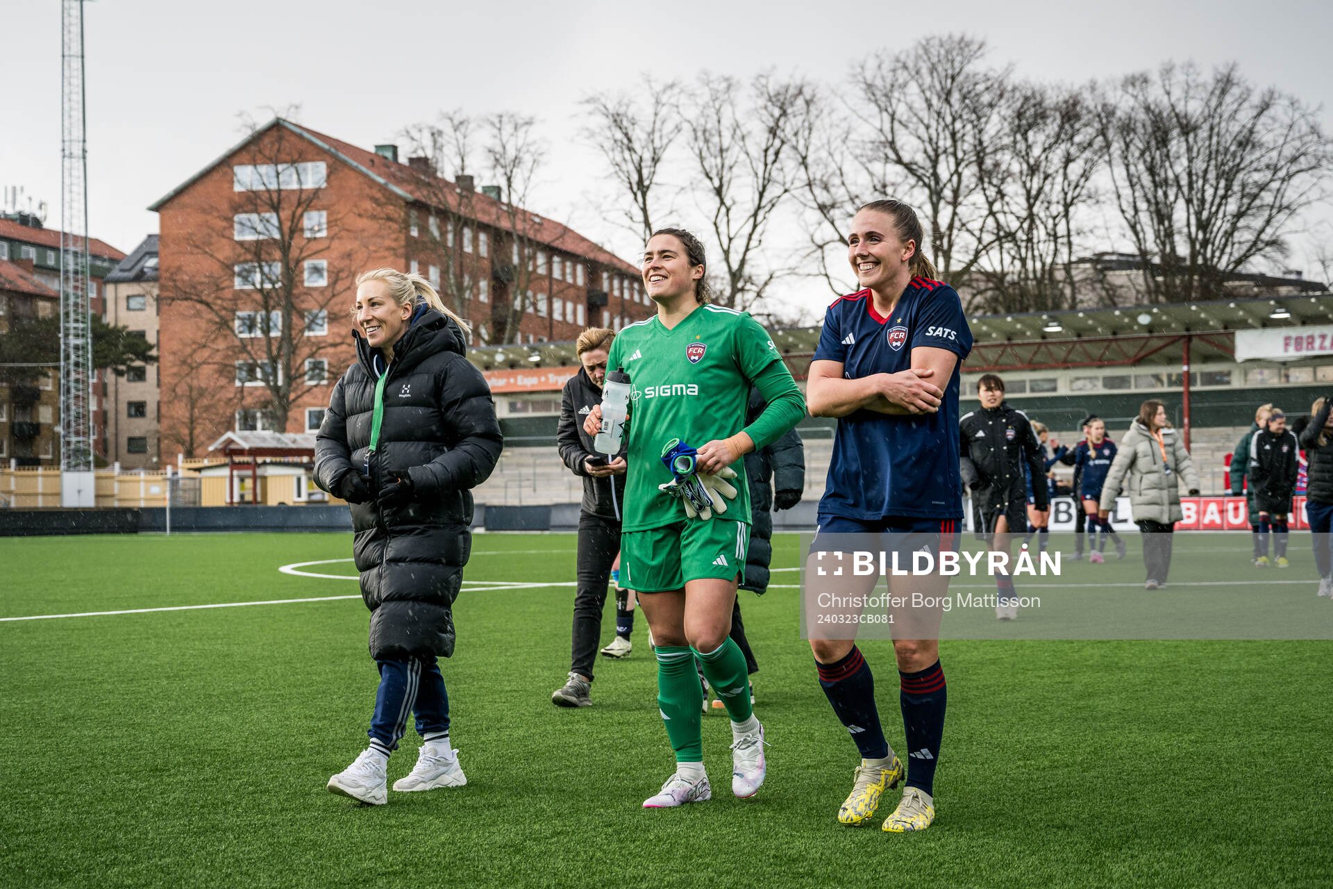 FC Rosengårds målvakt Eartha Cumings och Gudrun