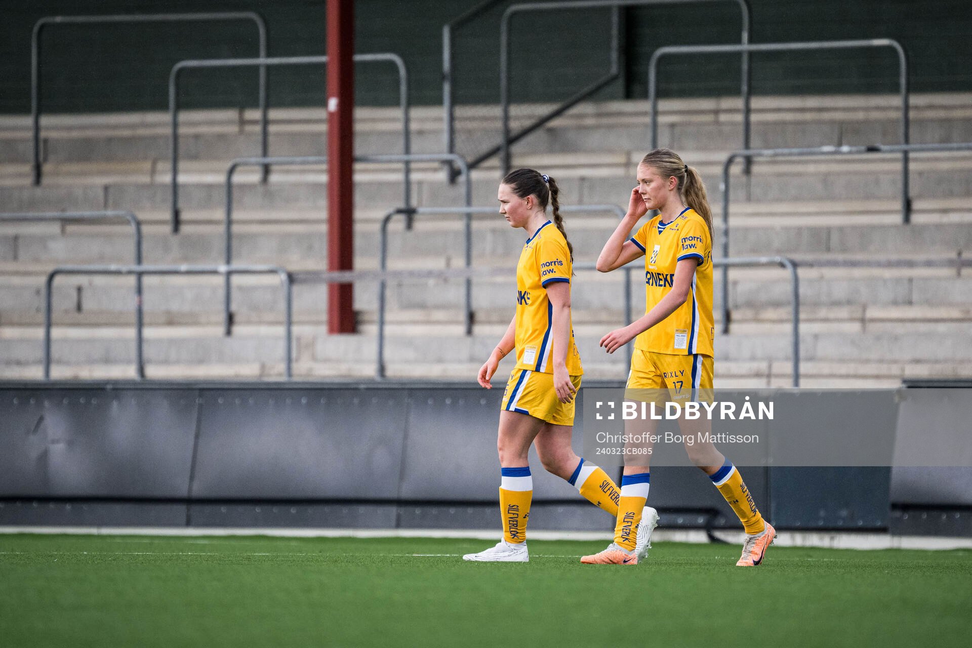 IFK Göteborgs Linn Törnberg och Filippa Andersson