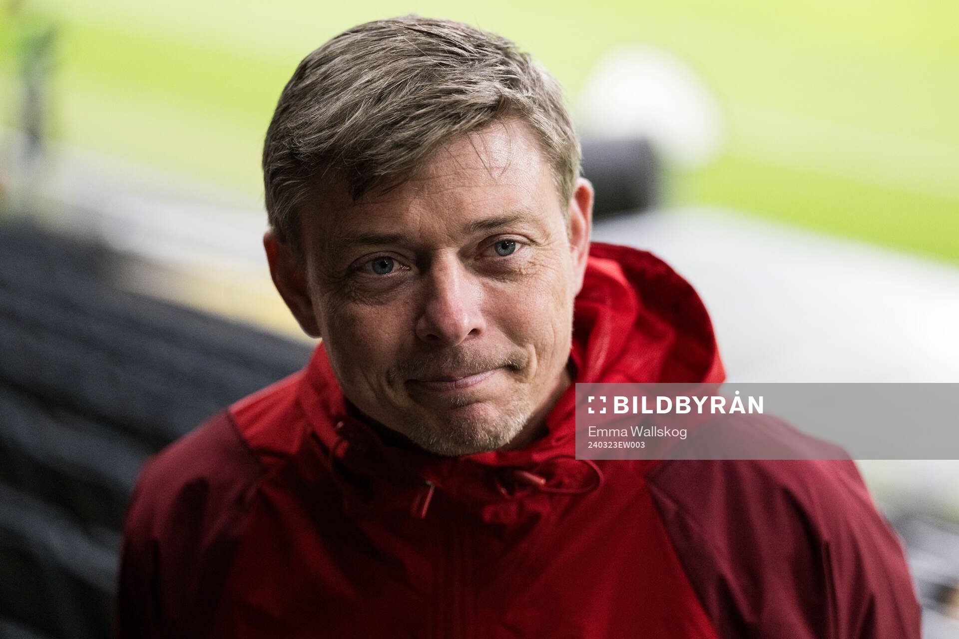 Head coach Jon Dahl Tomasson of Sweden of the Swedish men's