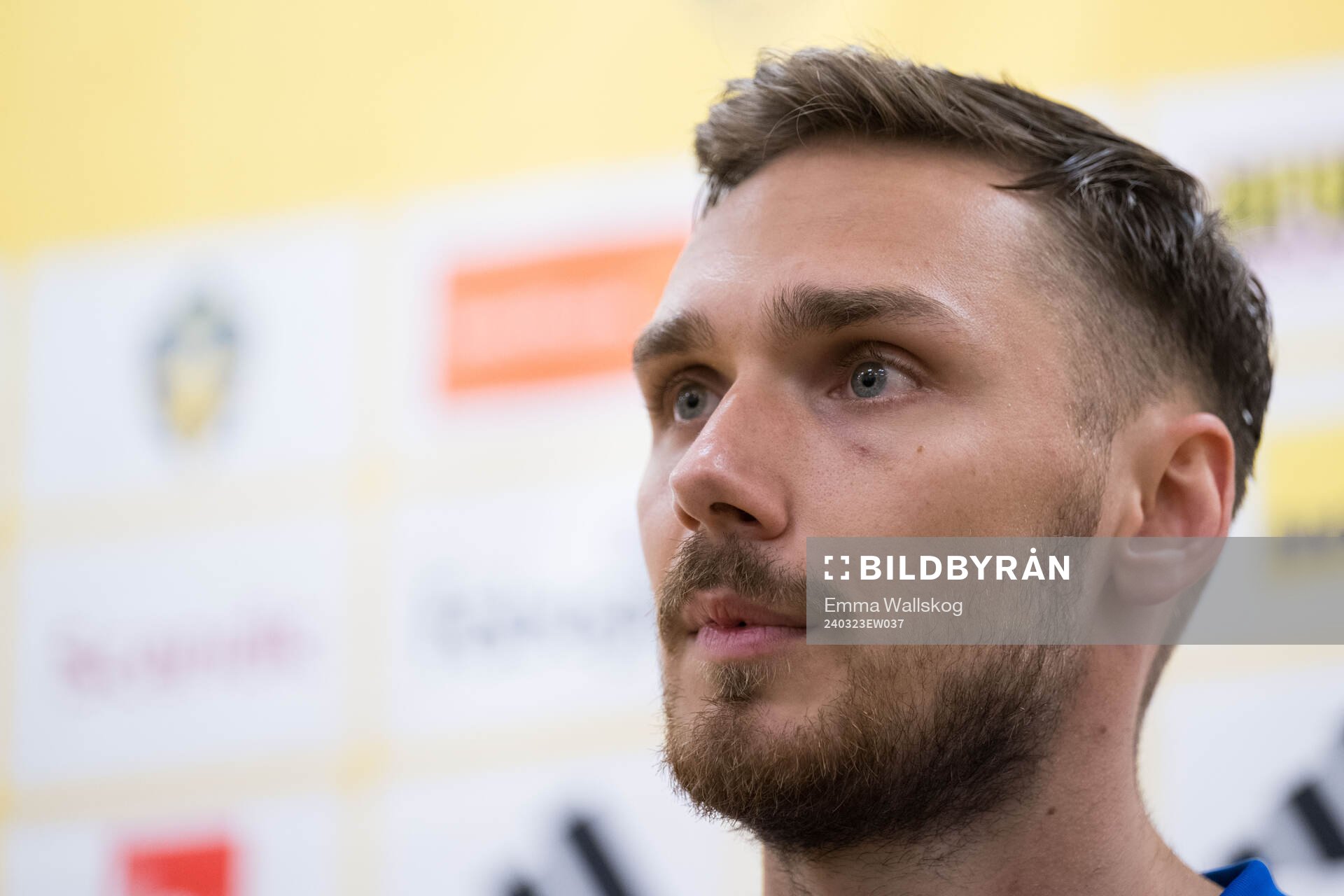 Linus Wahlqvist Egnell of Sweden of the Swedish men's