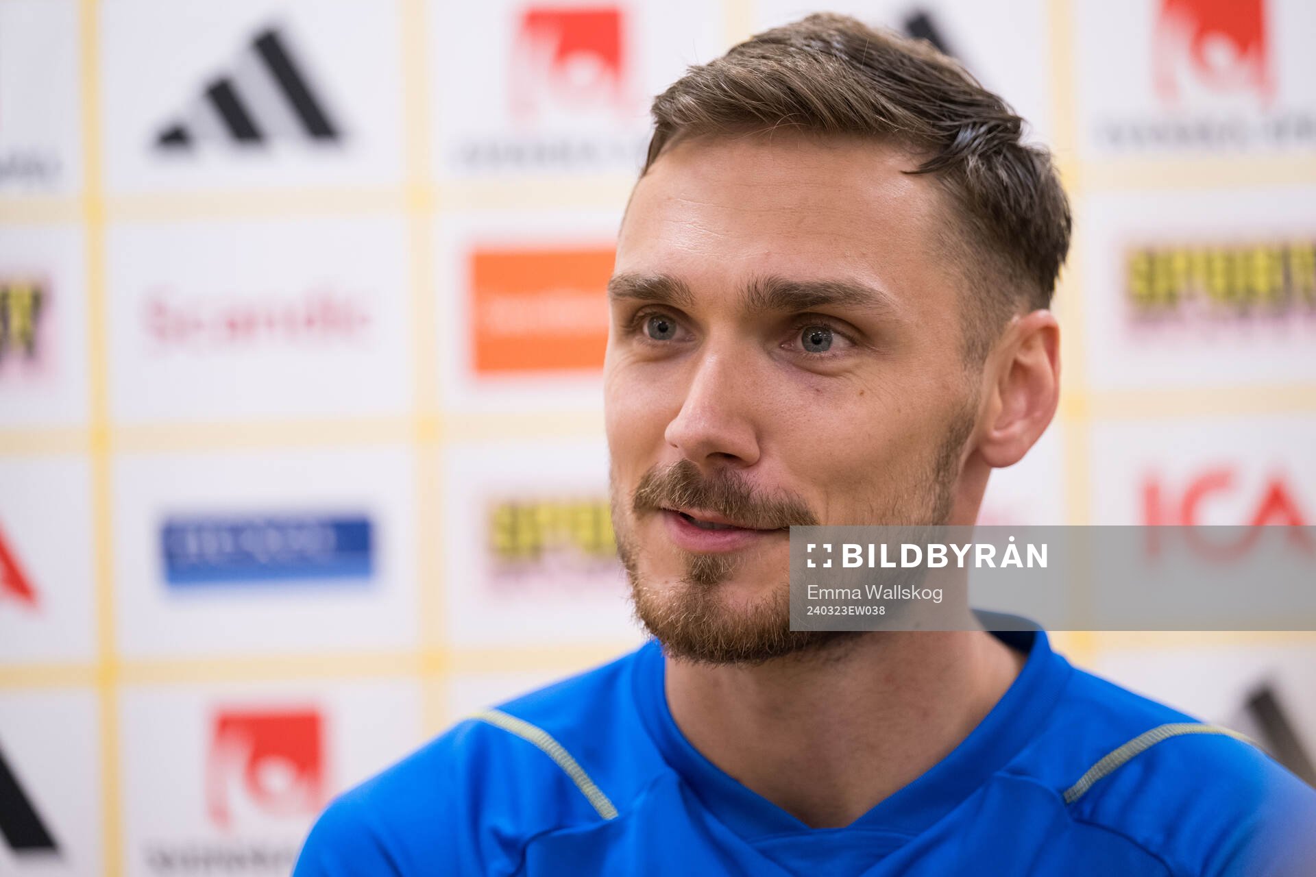 Linus Wahlqvist Egnell of Sweden of the Swedish men's