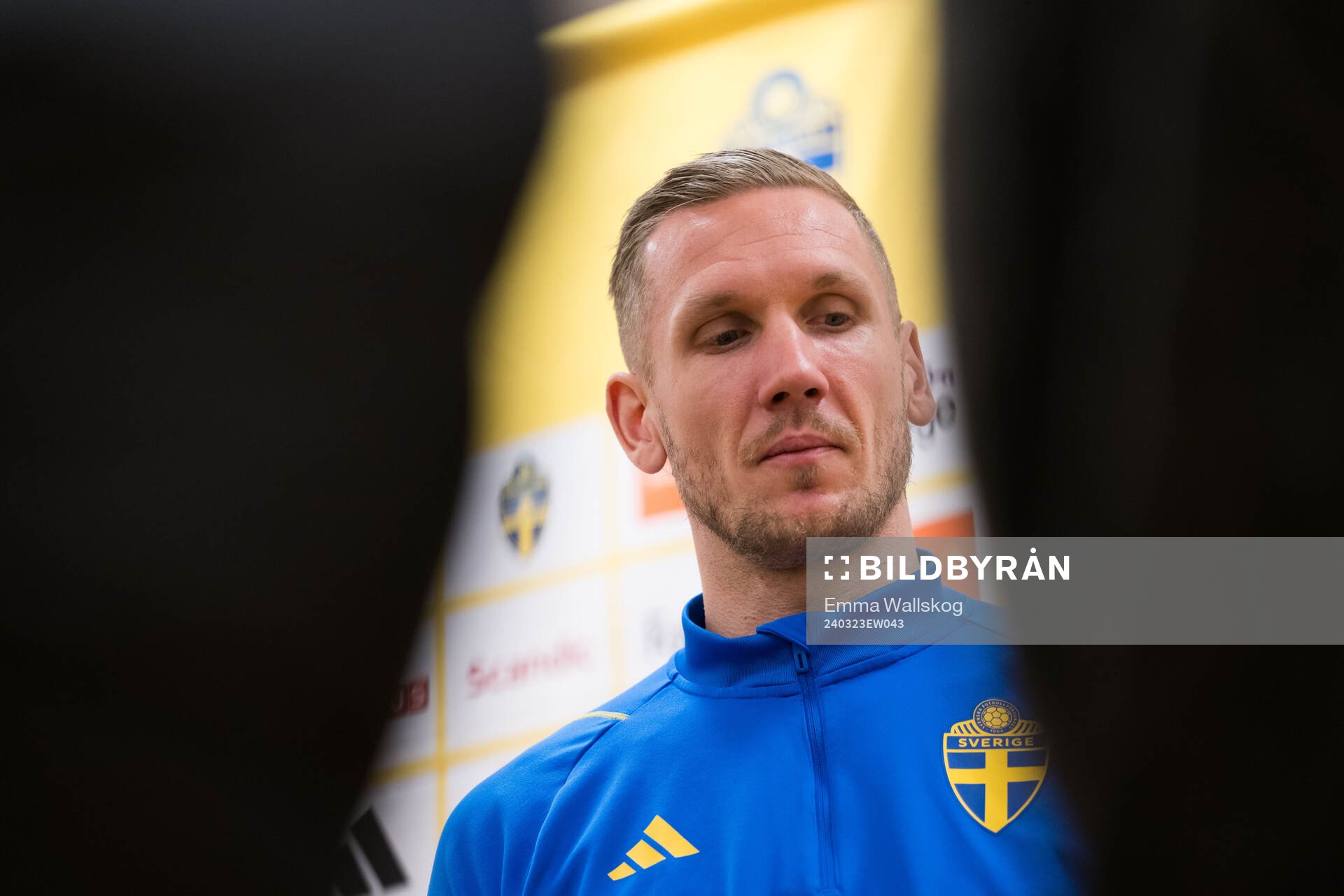 Goalkeeper Robin Olsen of Sweden of the Swedish men's