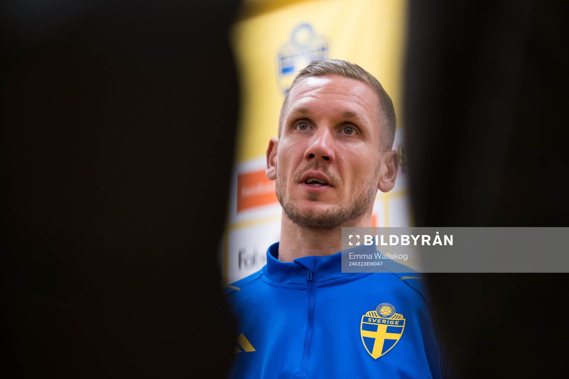 Goalkeeper Robin Olsen of Sweden of the Swedish men's