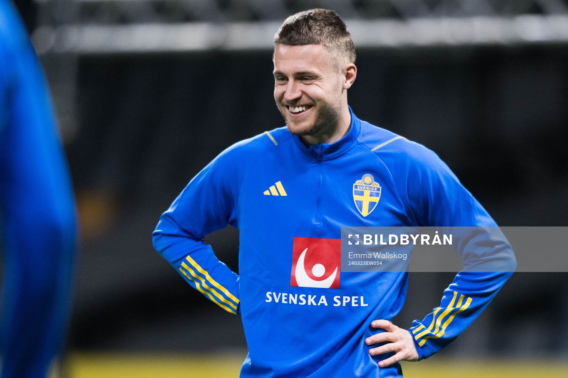 Mattias Svanberg of Sweden of the Swedish men's national