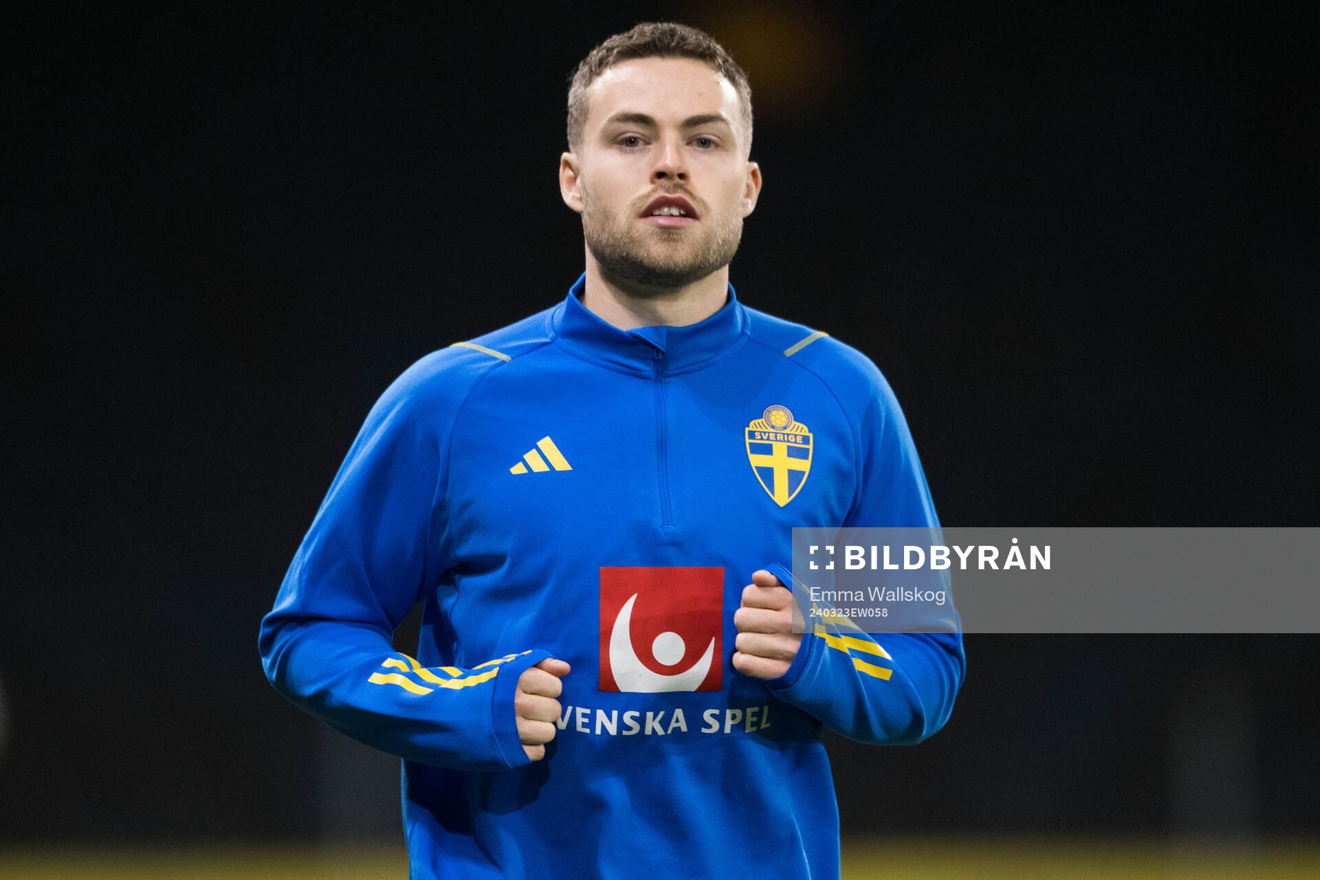 Gabriel Gudmundsson of Sweden of the Swedish men's national