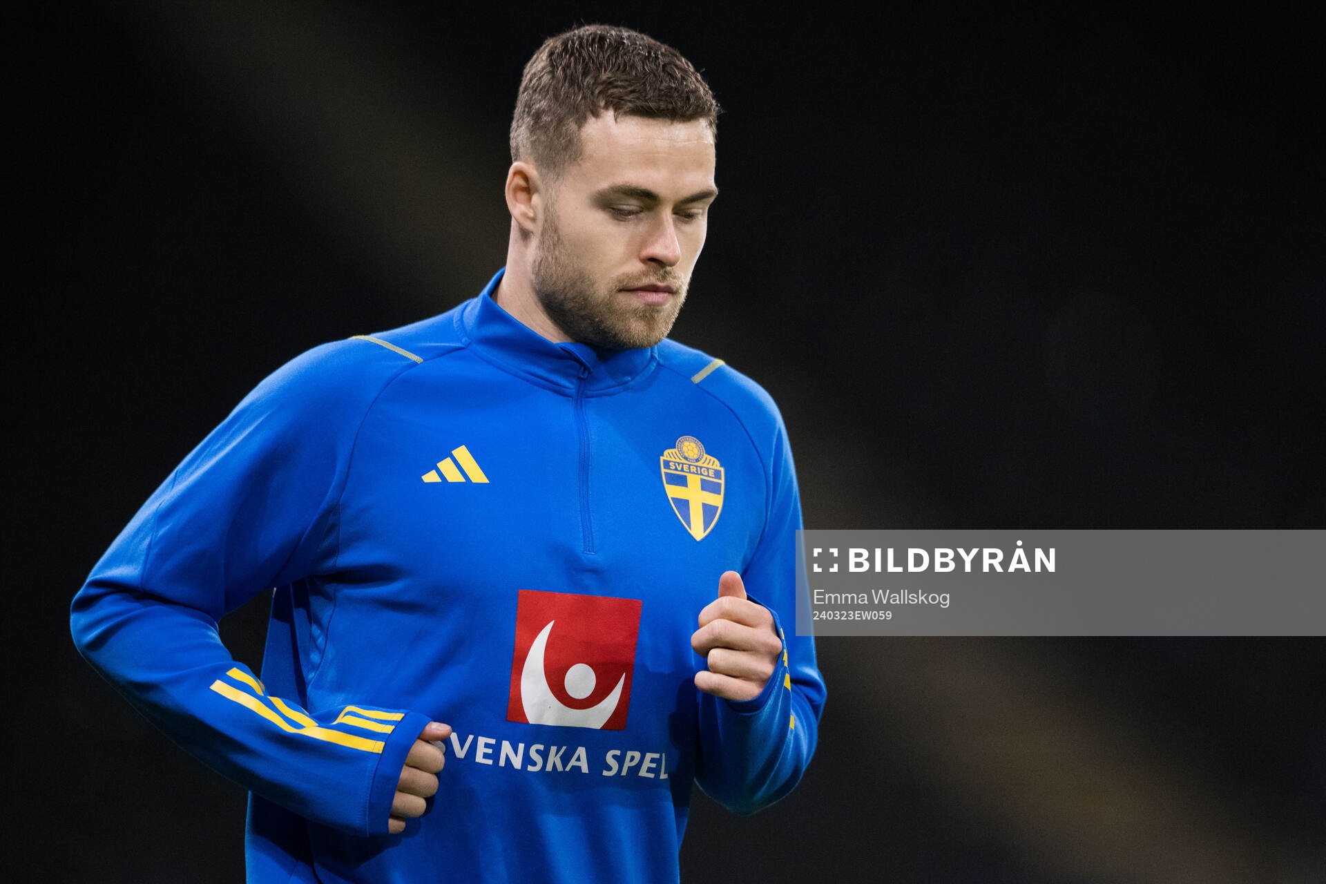 Gabriel Gudmundsson of Sweden of the Swedish men's national