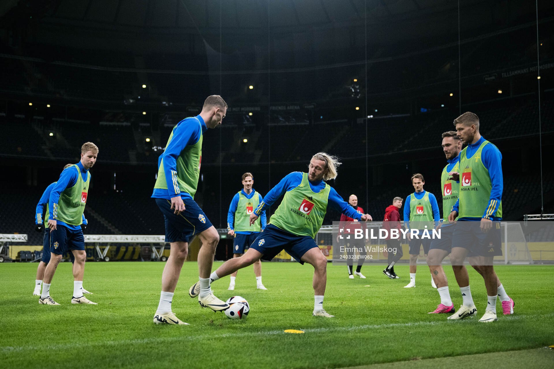 Gustaf Nilsson and Emil Forsberg of Sweden of the Swedish