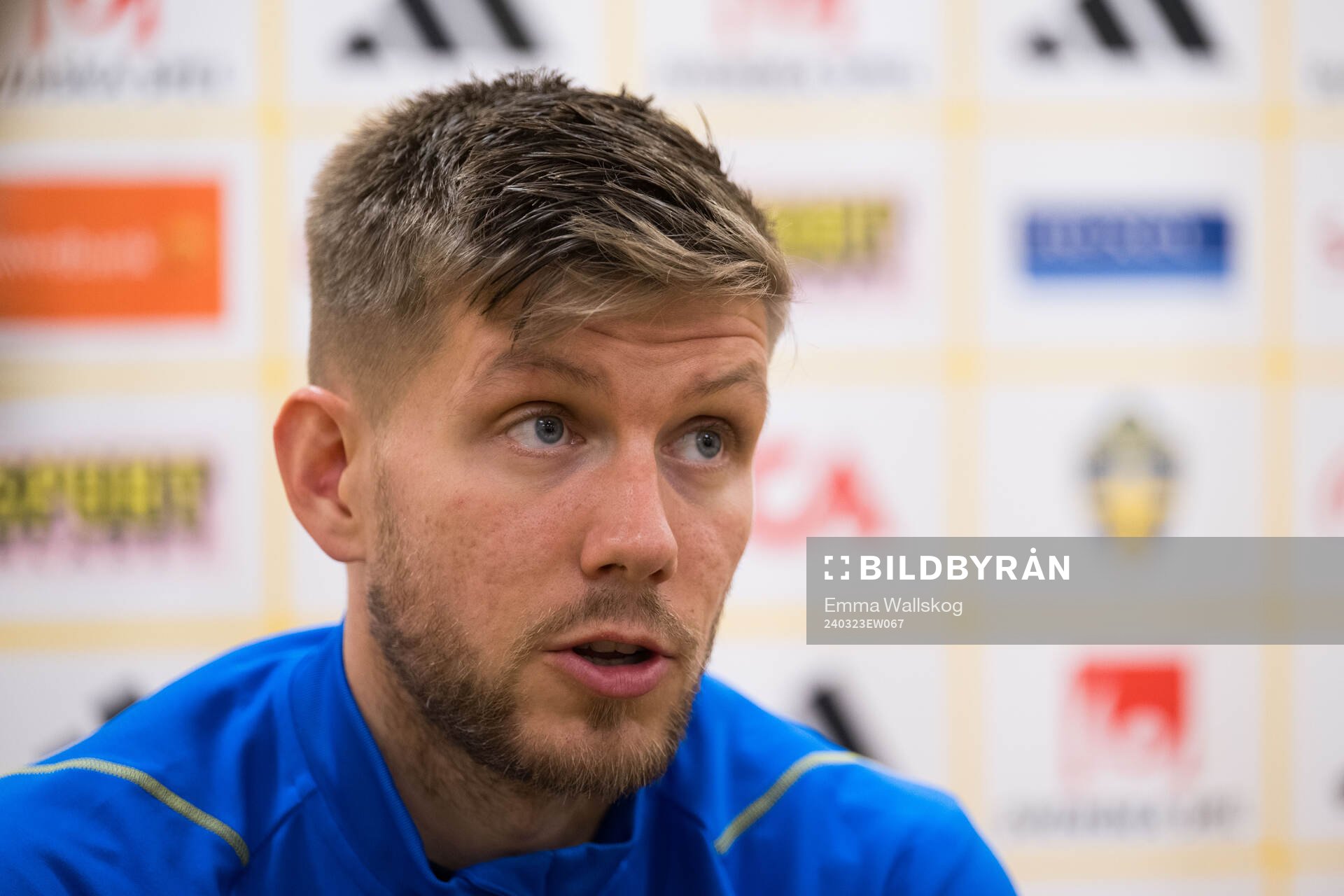Anton Salétros of Sweden of the Swedish men's national