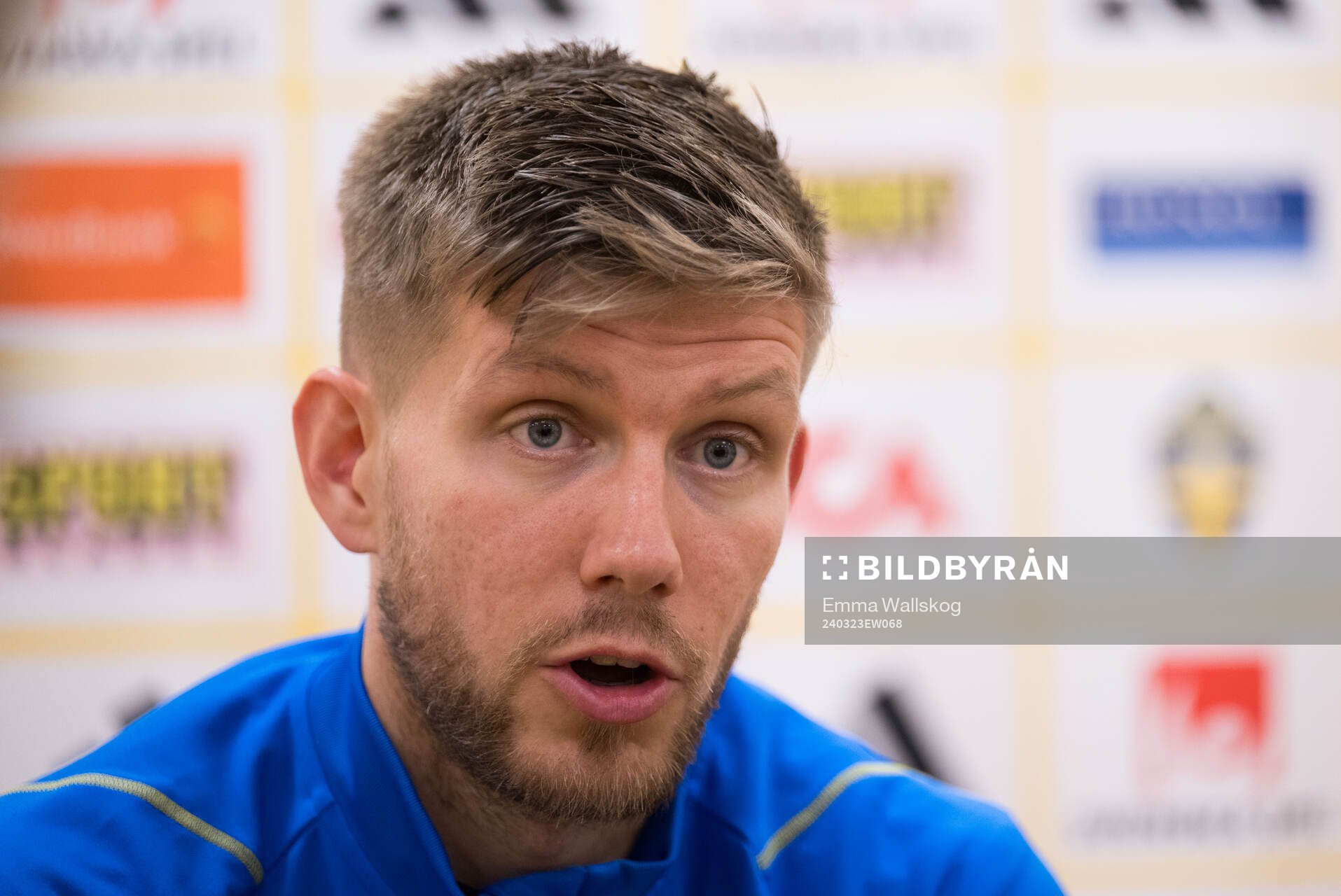 Anton Salétros of Sweden of the Swedish men's national