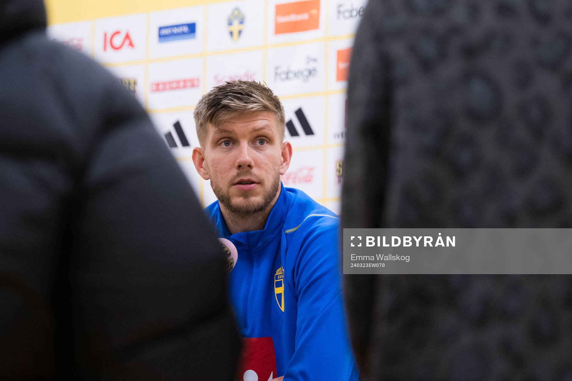 Anton Salétros of Sweden of the Swedish men's national