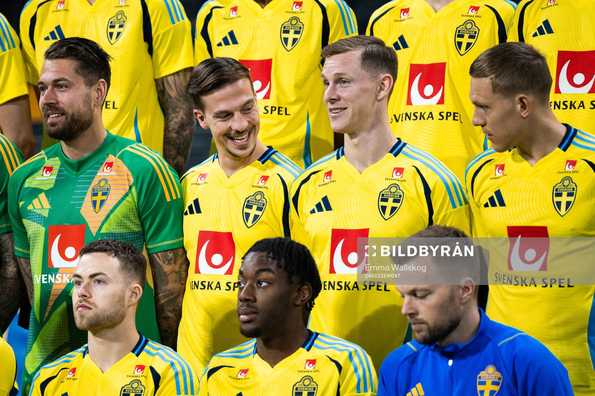 Goalkeeper Kristoffer Nordfeldt, Simon Olsson, Emil Krafth