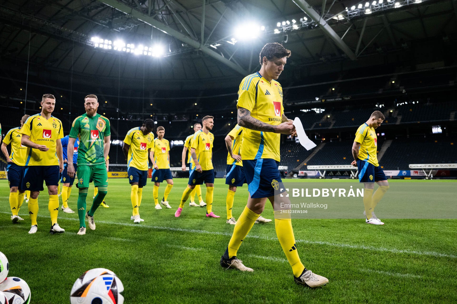 Victor Nilsson Lindelöf of the Swedish national football
