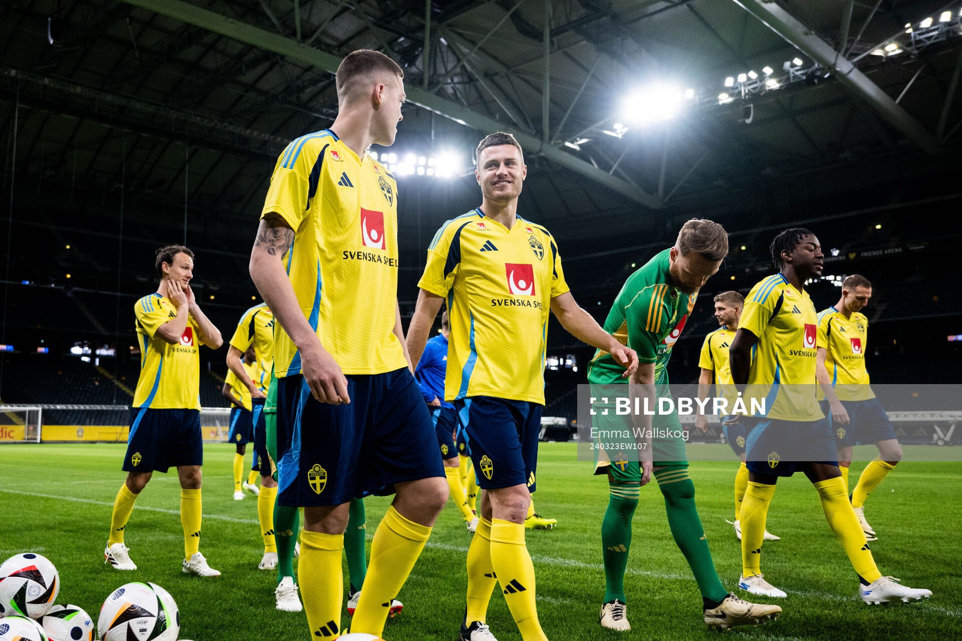 Emil Holm and Mattias Svanberg of the Swedish national