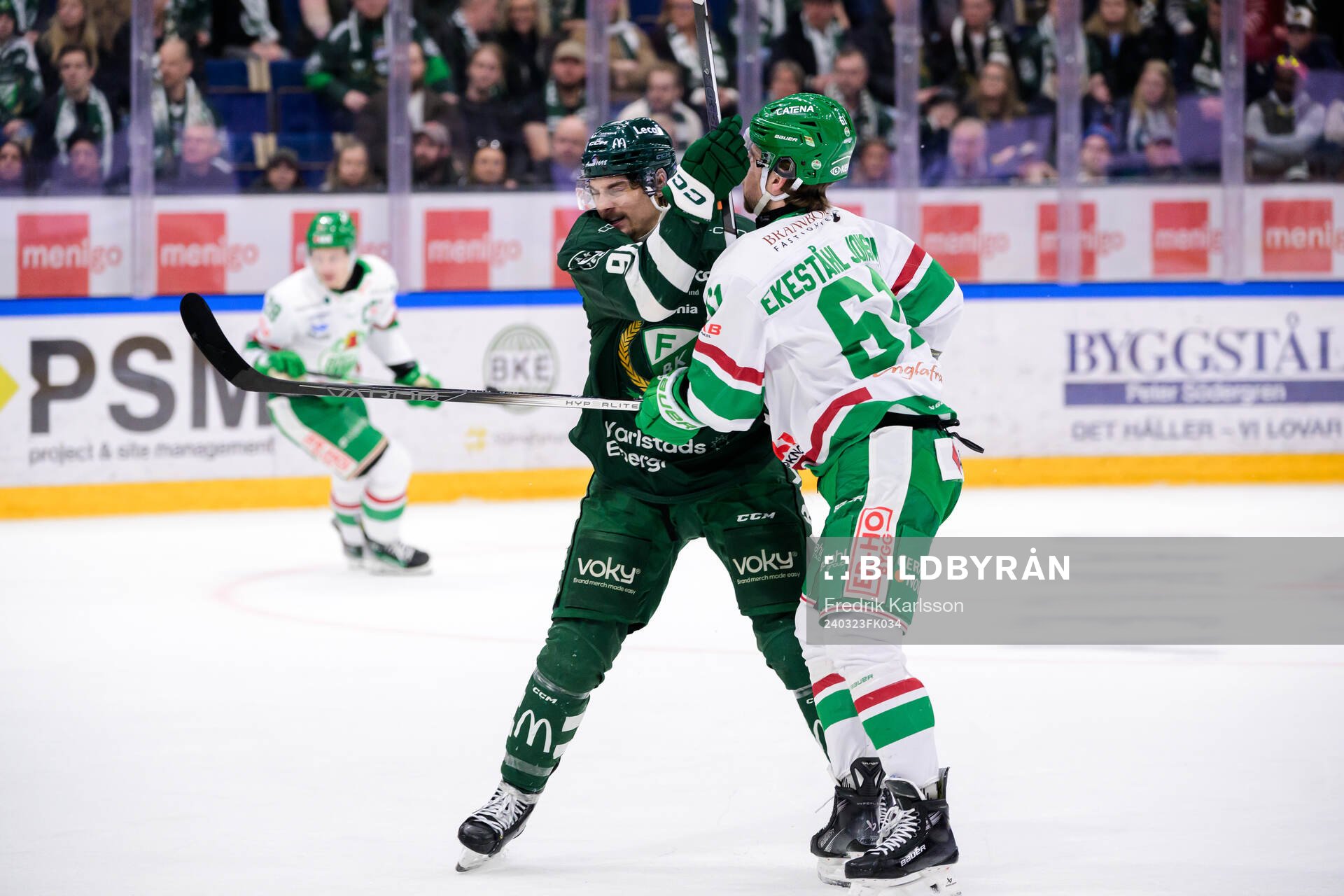 Färjestads David Tomasek och Rögles Lukas
