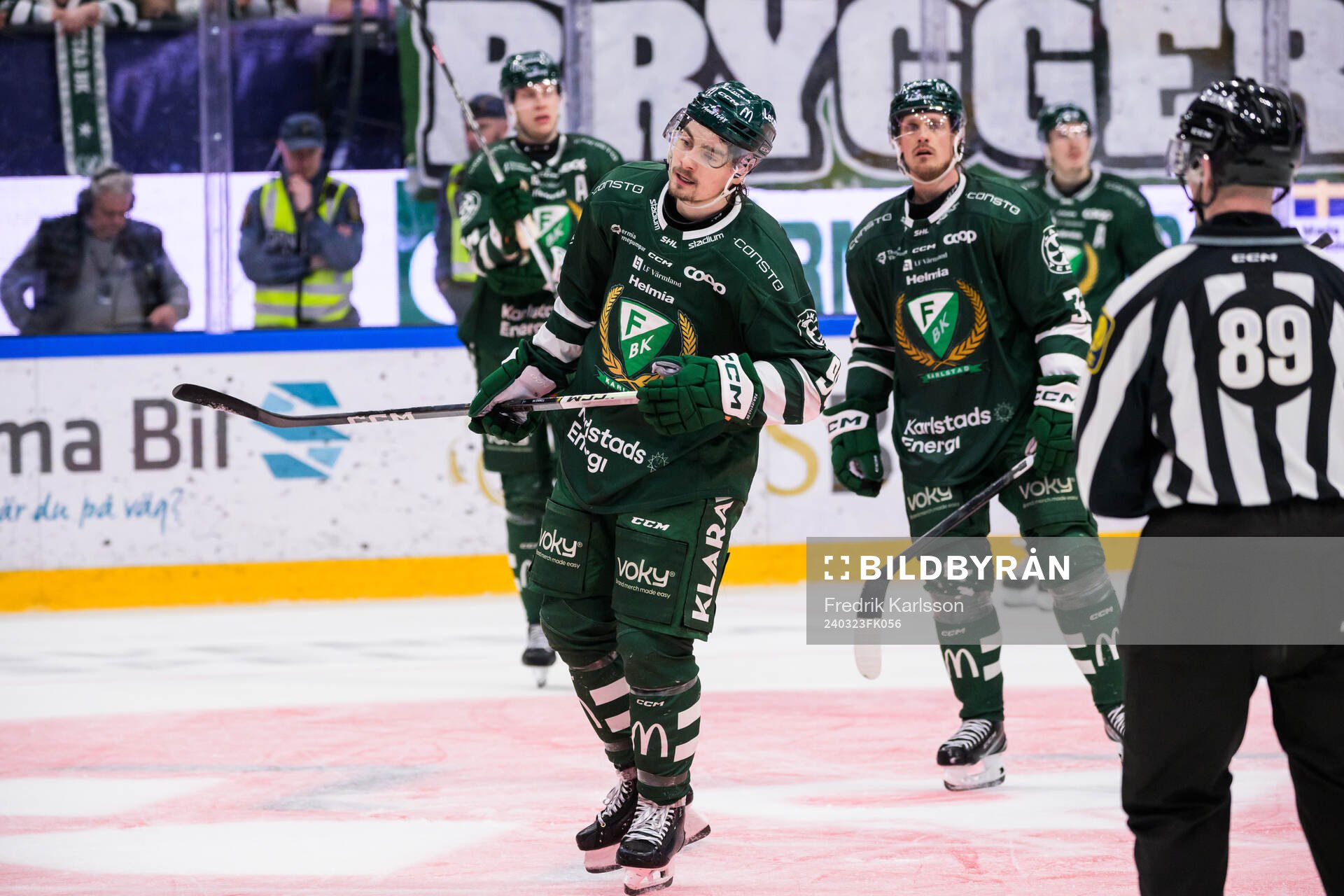 Färjestads David Tomasek deppar