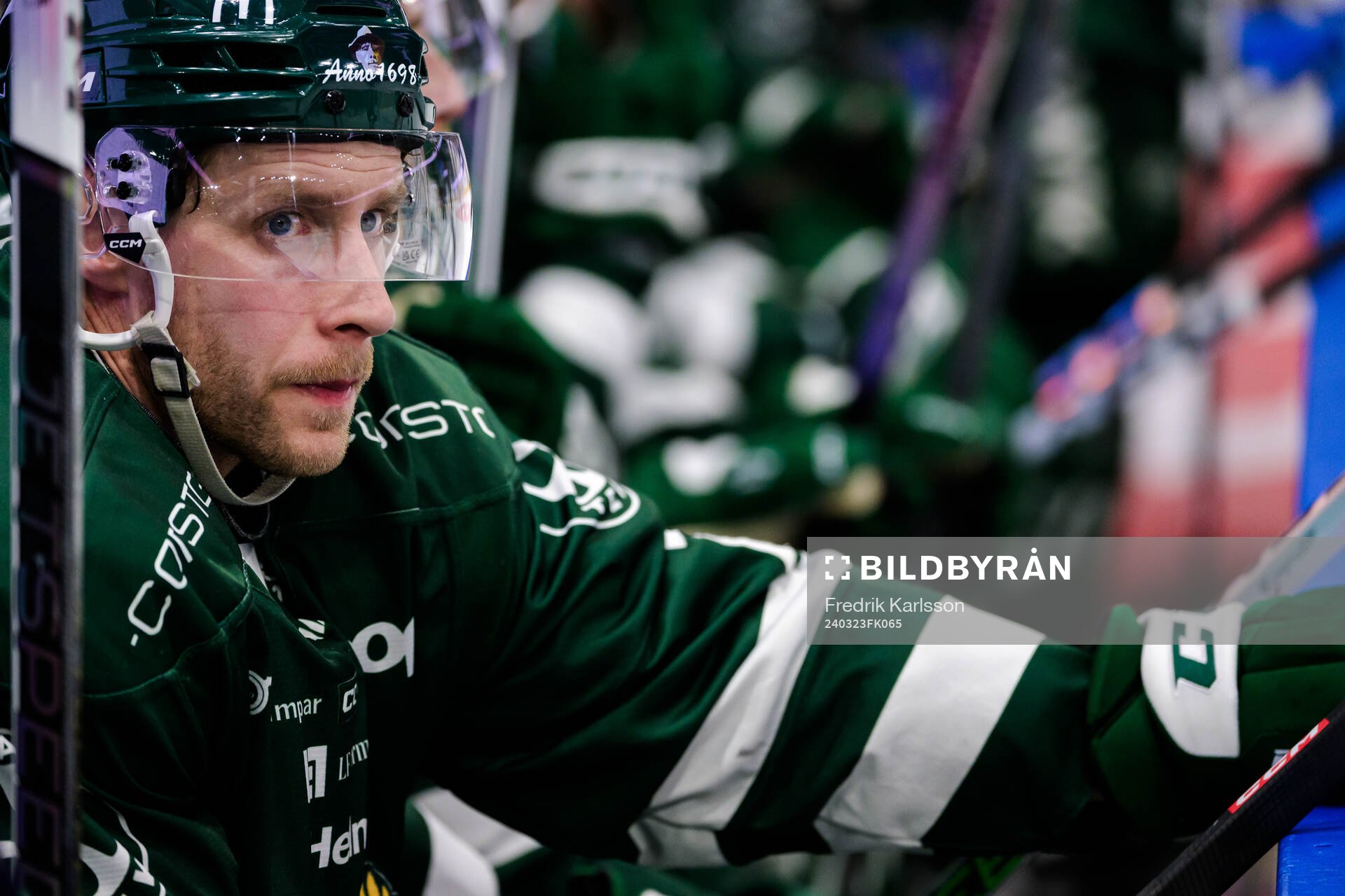 Färjestads Per Åslund deppar