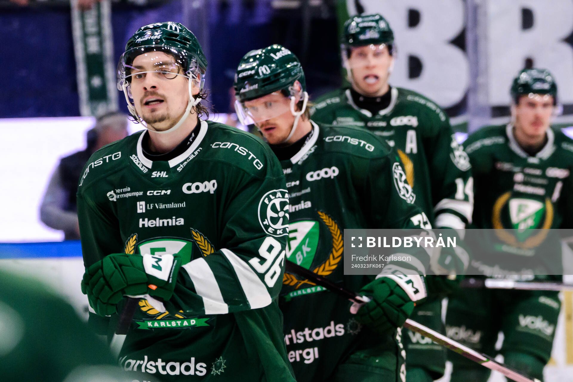 Färjestads David Tomasek deppar med lagkamrater