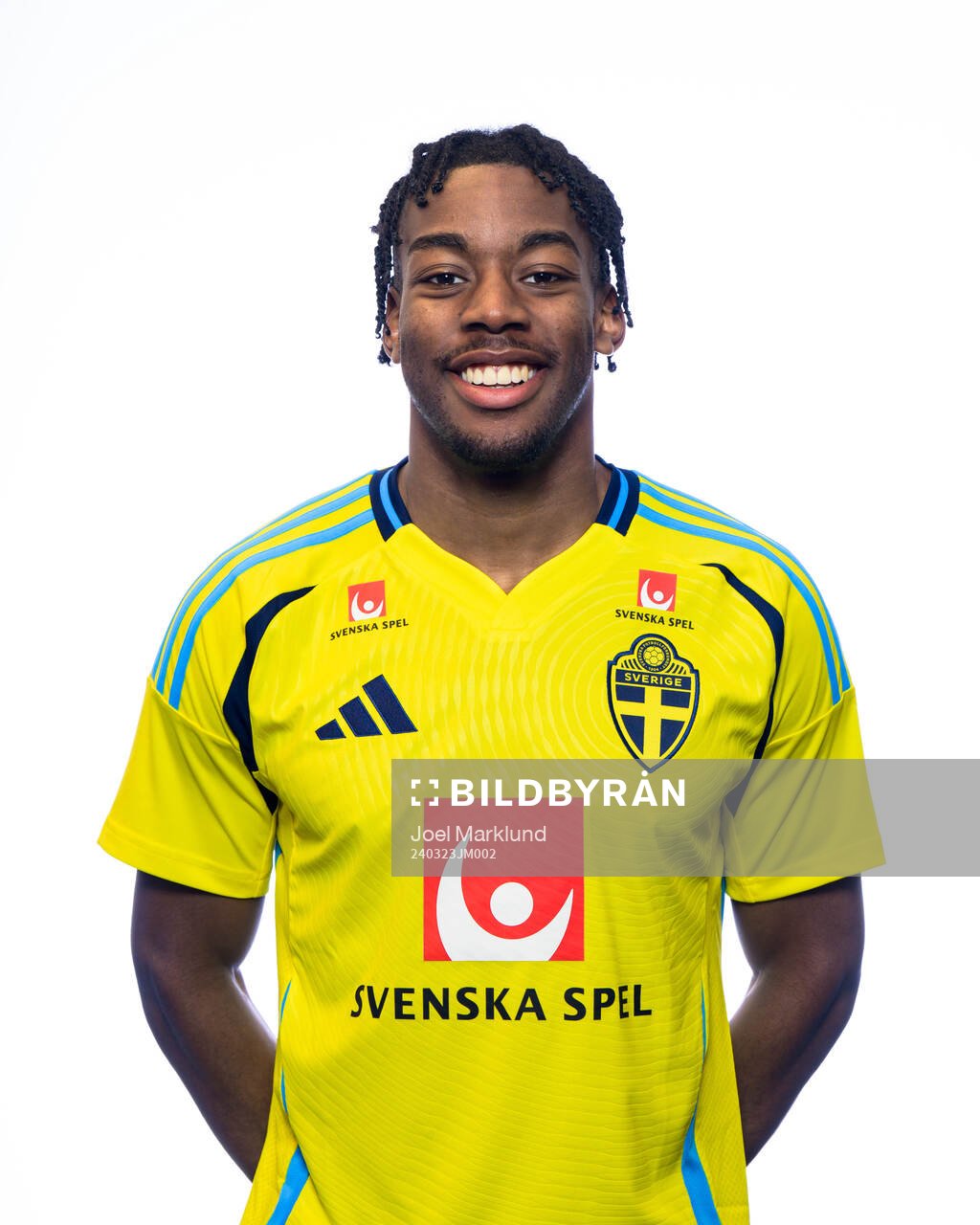 Anthony Elanga of the Swedish men's national football team