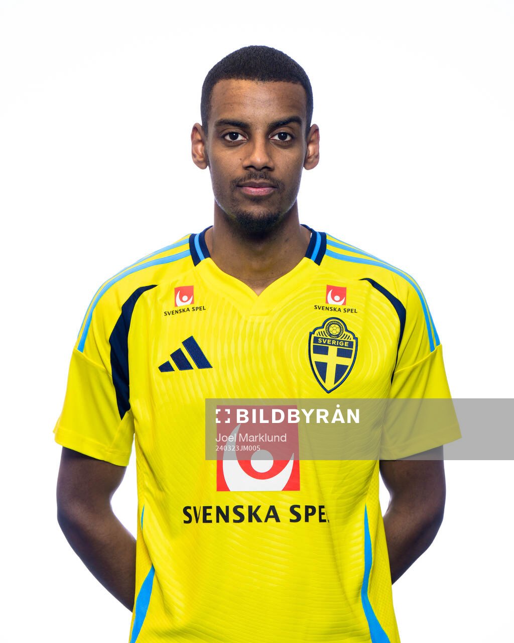 Alexander Isak of the Swedish men's national football team
