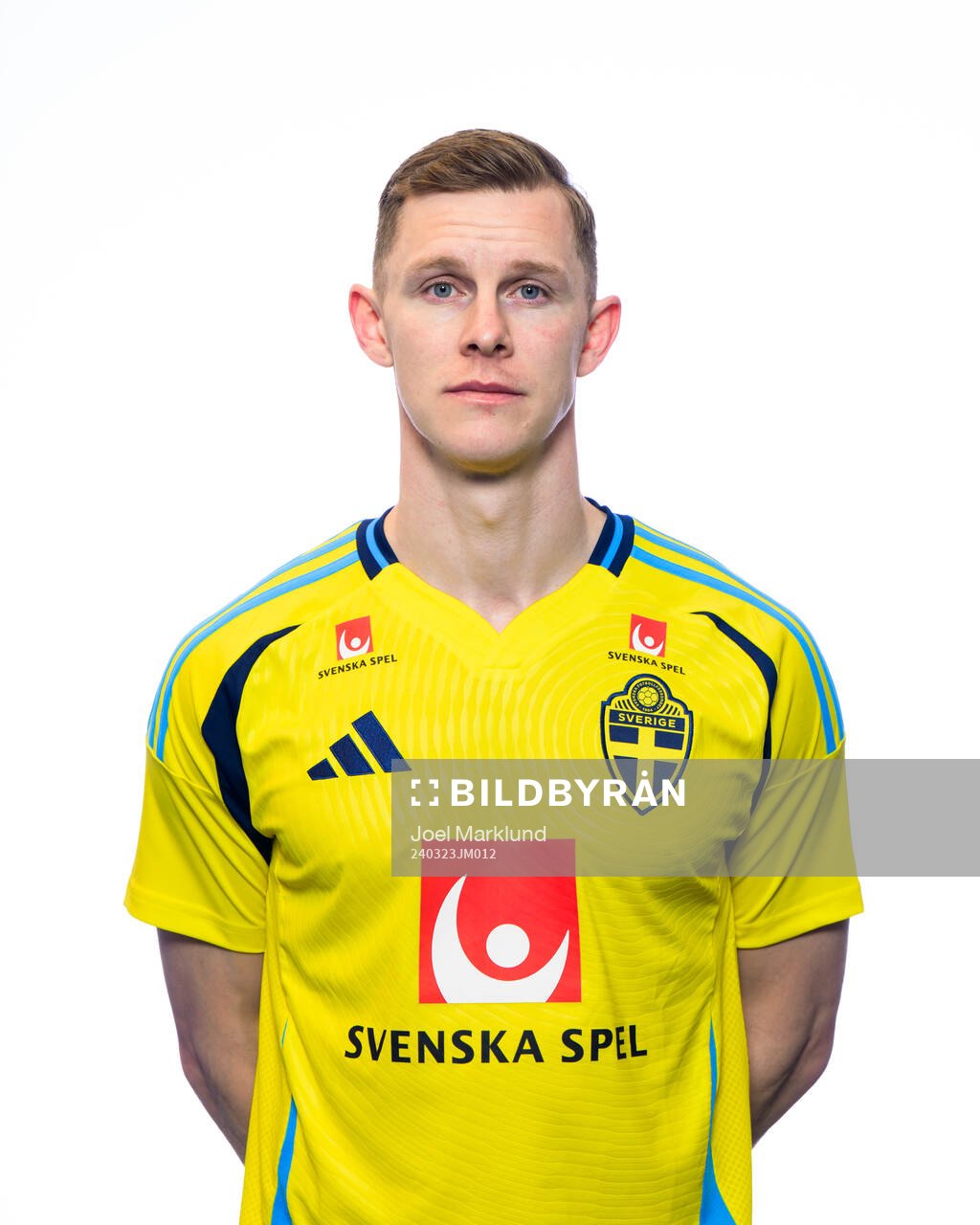Emil Krafth of the Swedish men's national football team