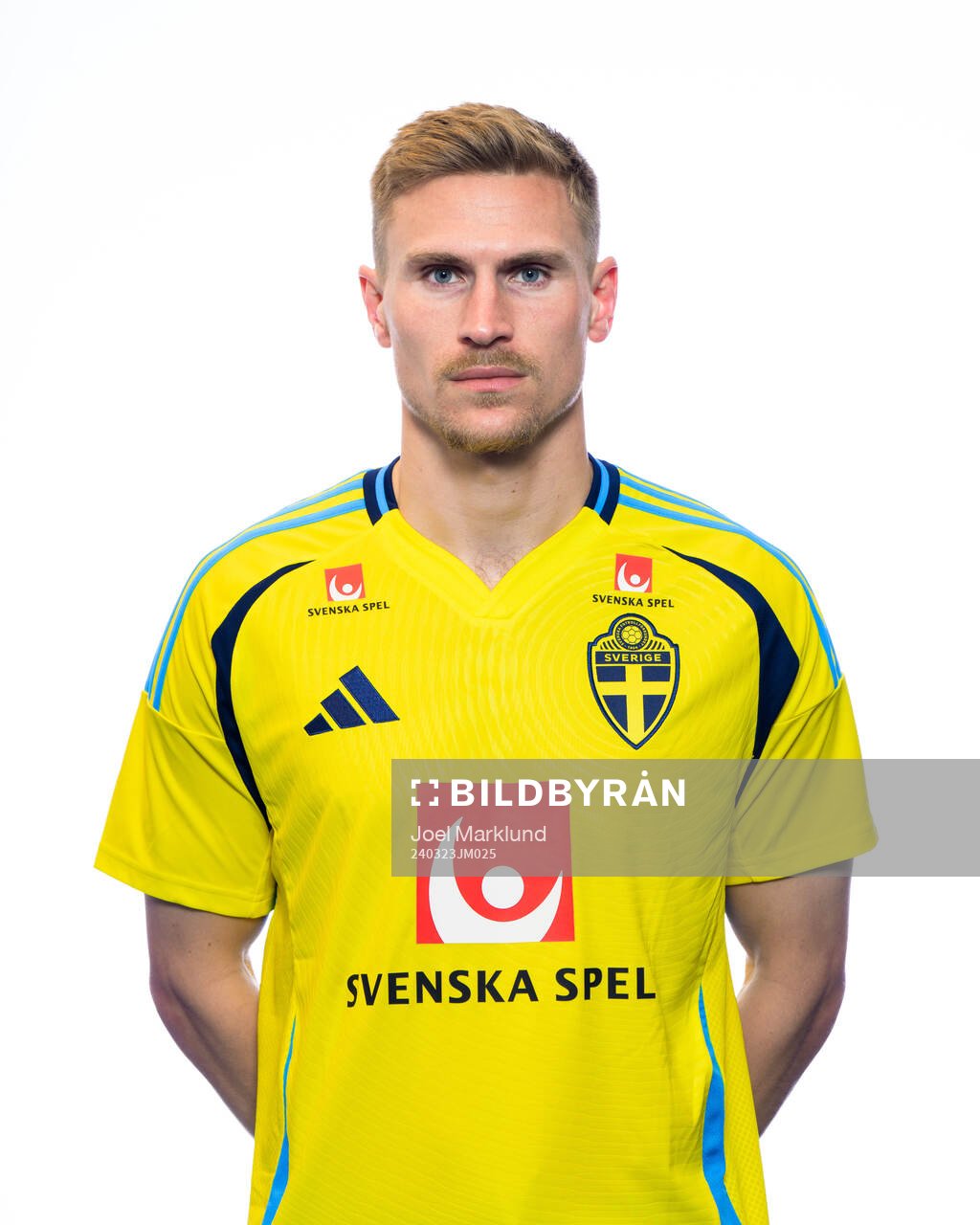 Carl Starfelt of the Swedish men's national football team