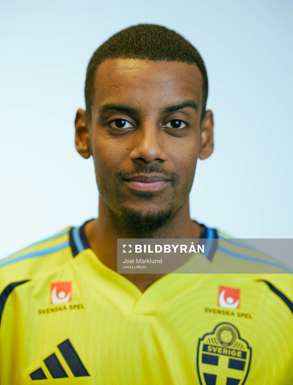Alexander Isak of the Swedish men's national football team