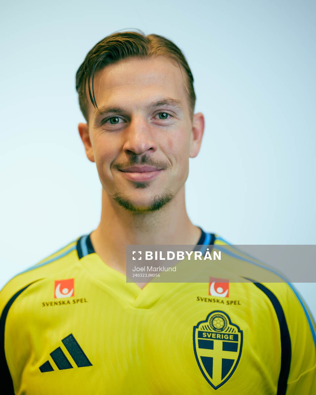 Simon Olsson of the Swedish men's national football team