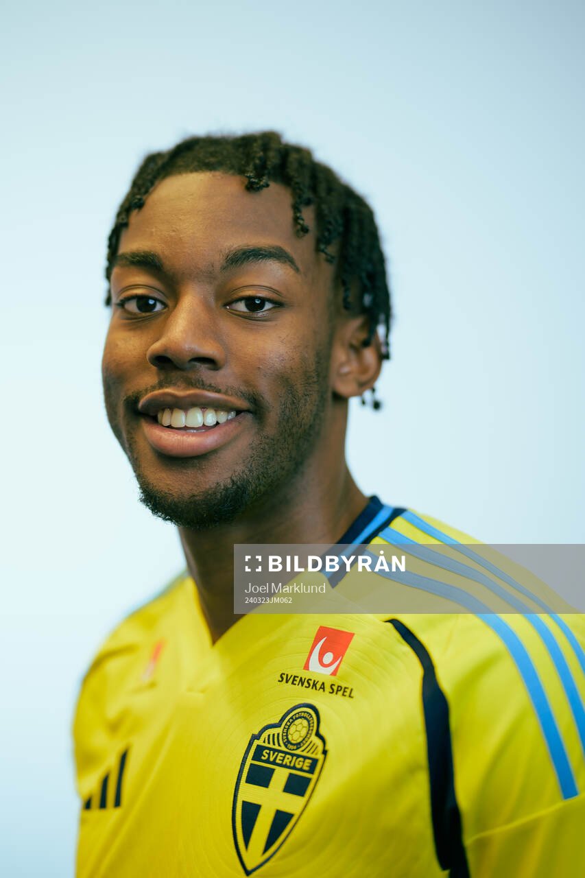 Anthony Elanga of the Swedish men's national football team