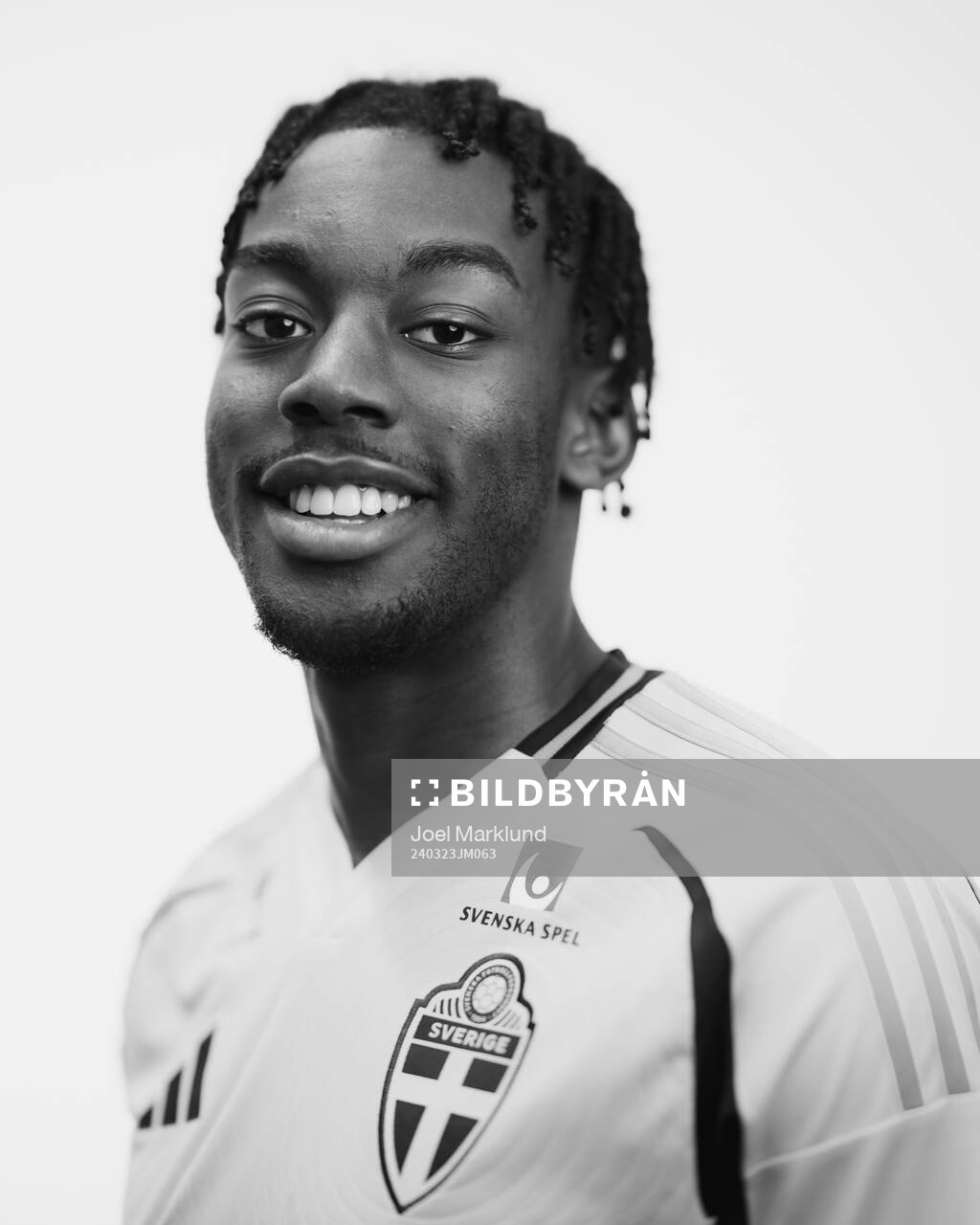 Anthony Elanga of the Swedish men's national football team