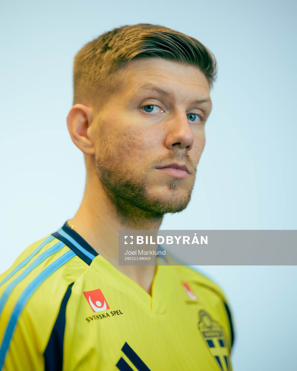 Anton Salétros of the Swedish men's national football team