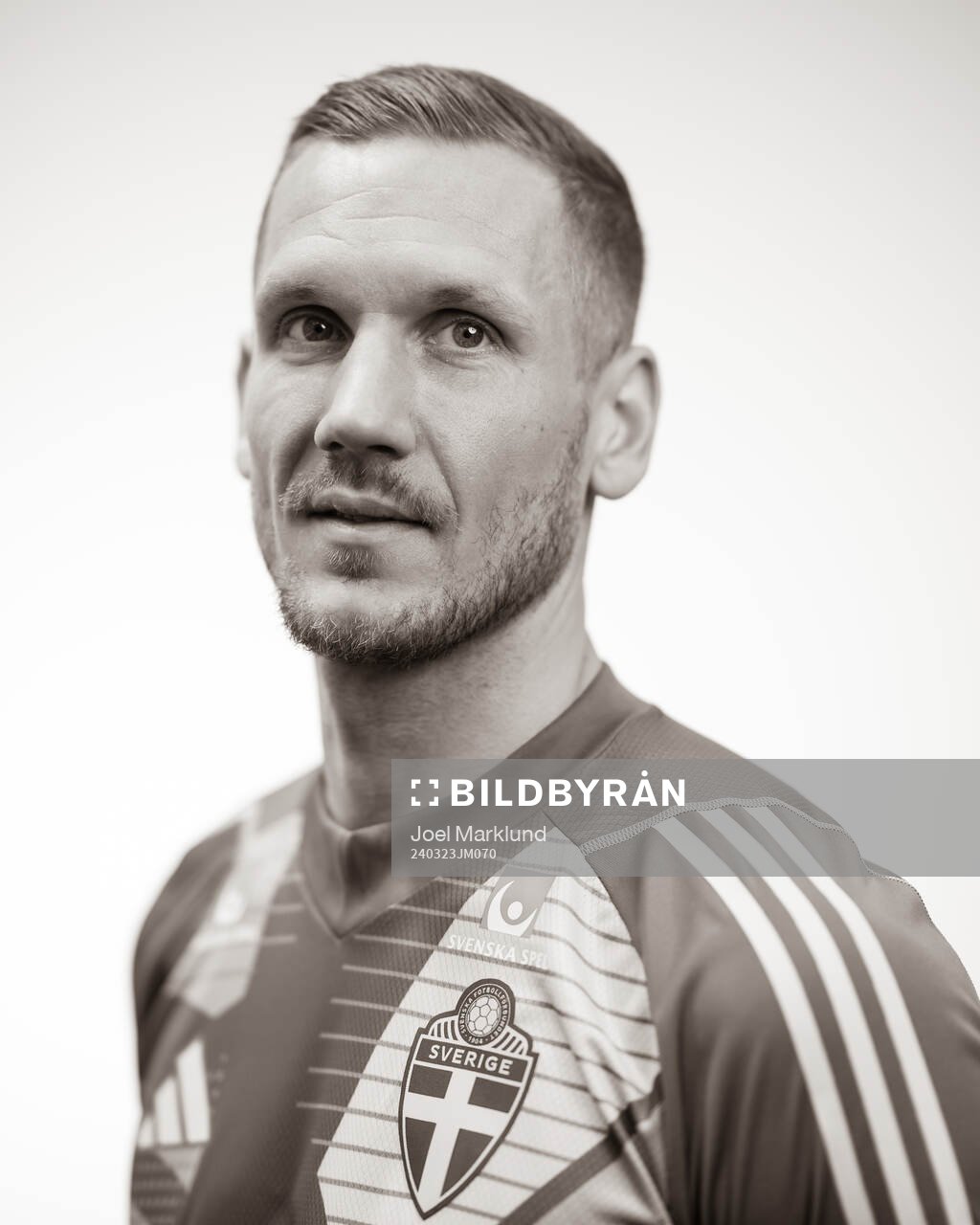 Goalkeeper Robin Olsen of the Swedish men's national