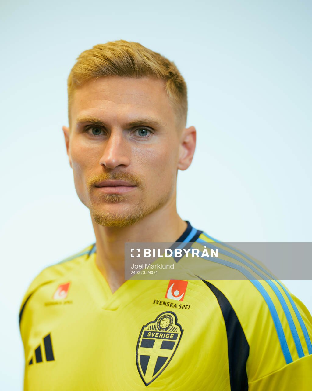 Carl Starfelt of the Swedish men's national football team