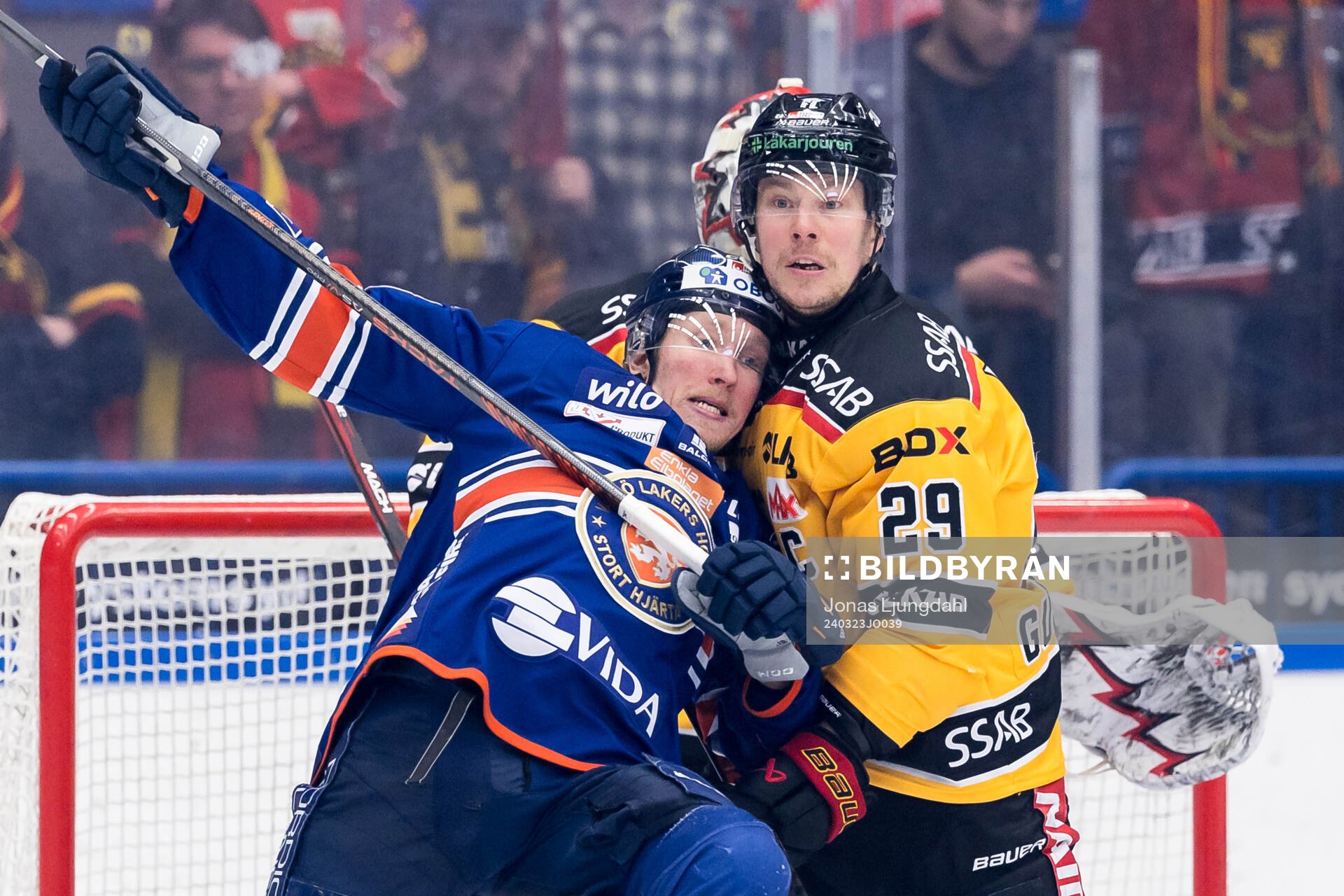 Växjös Marcus Sylvegård och Luleås Erik Gustafsson