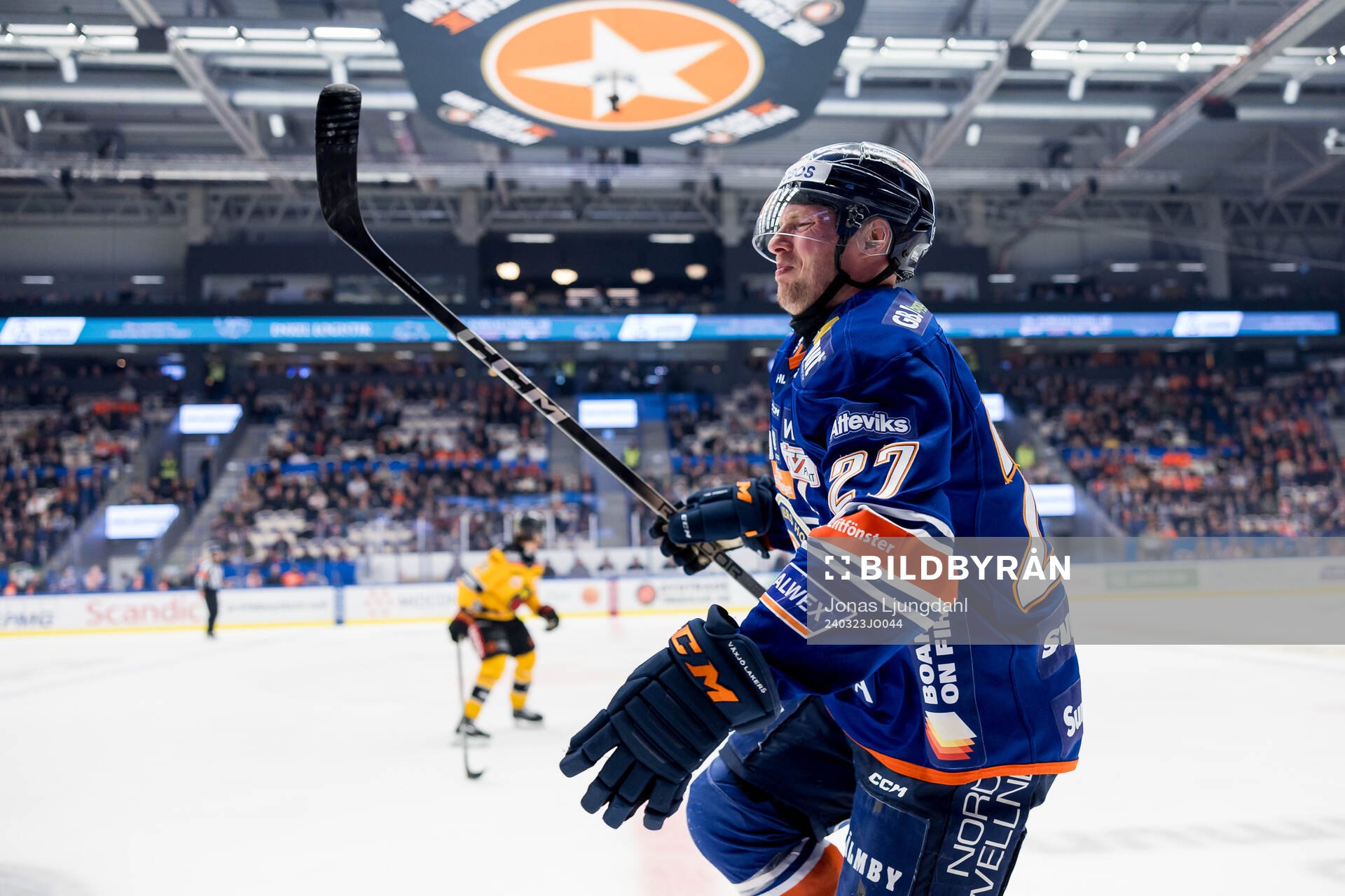 Växjös Martin Lundberg har ont