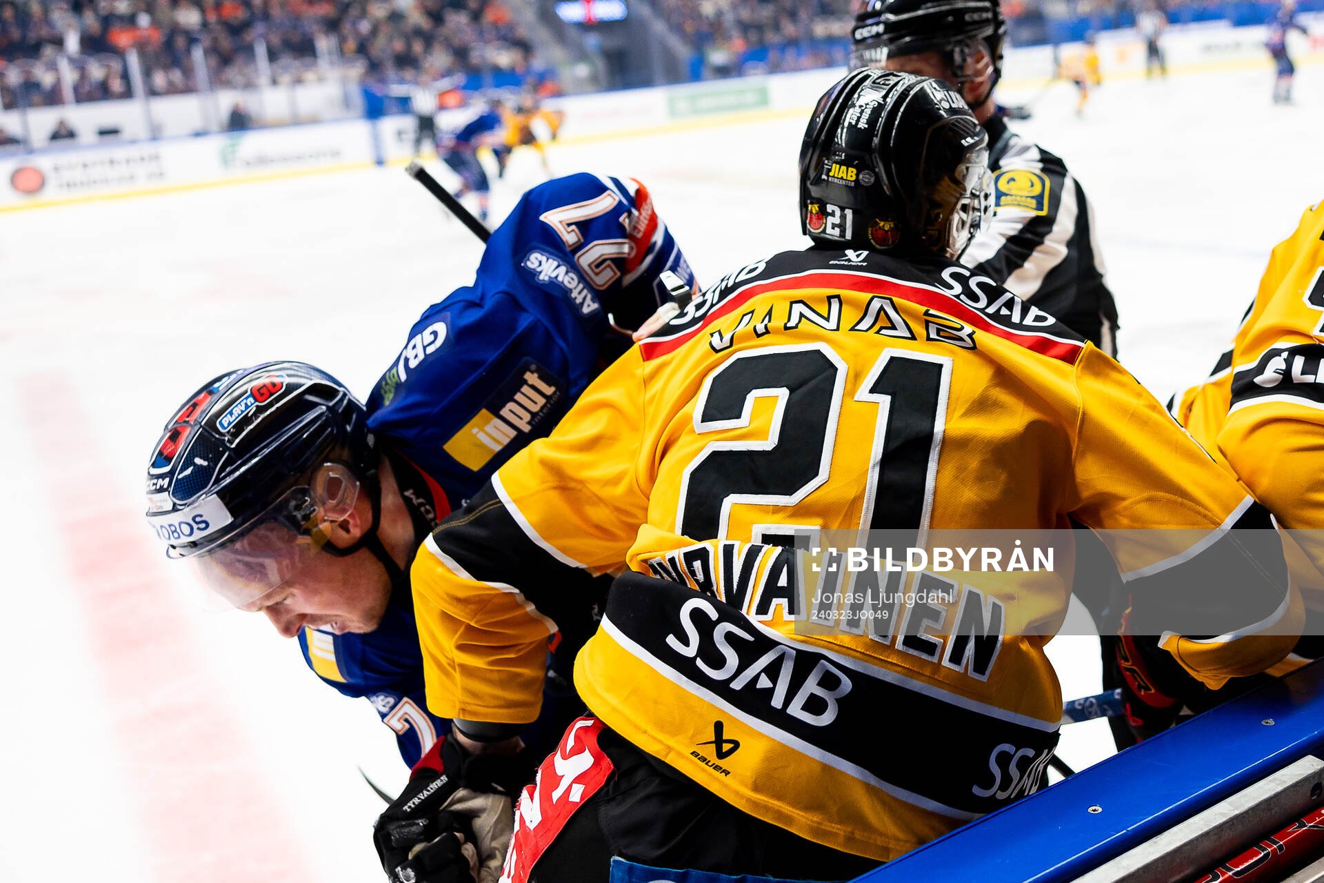 Växjös Martin Lundberg och Luleås Juhani Tyrväinen