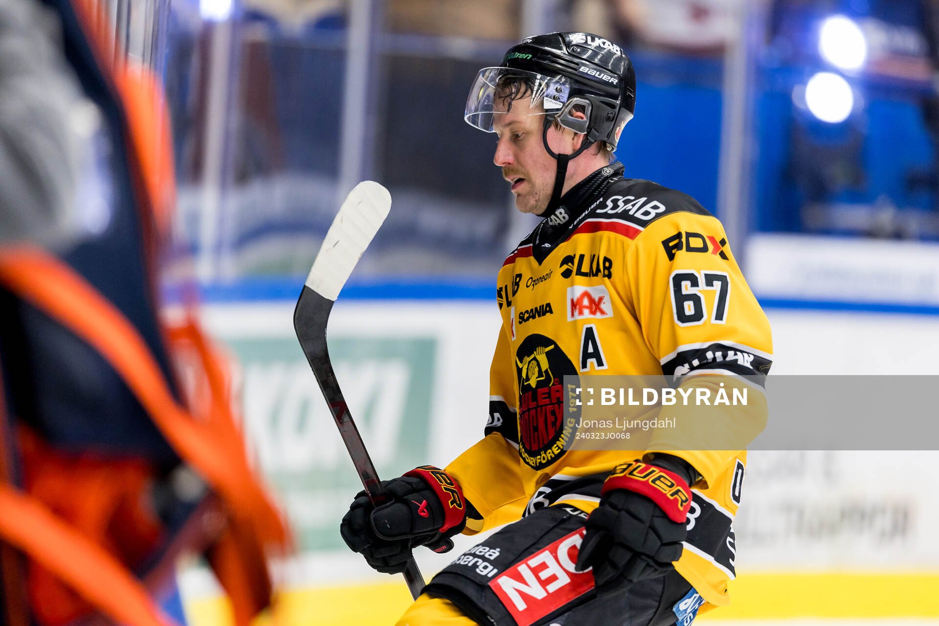 Luleås Linus Omark deppar