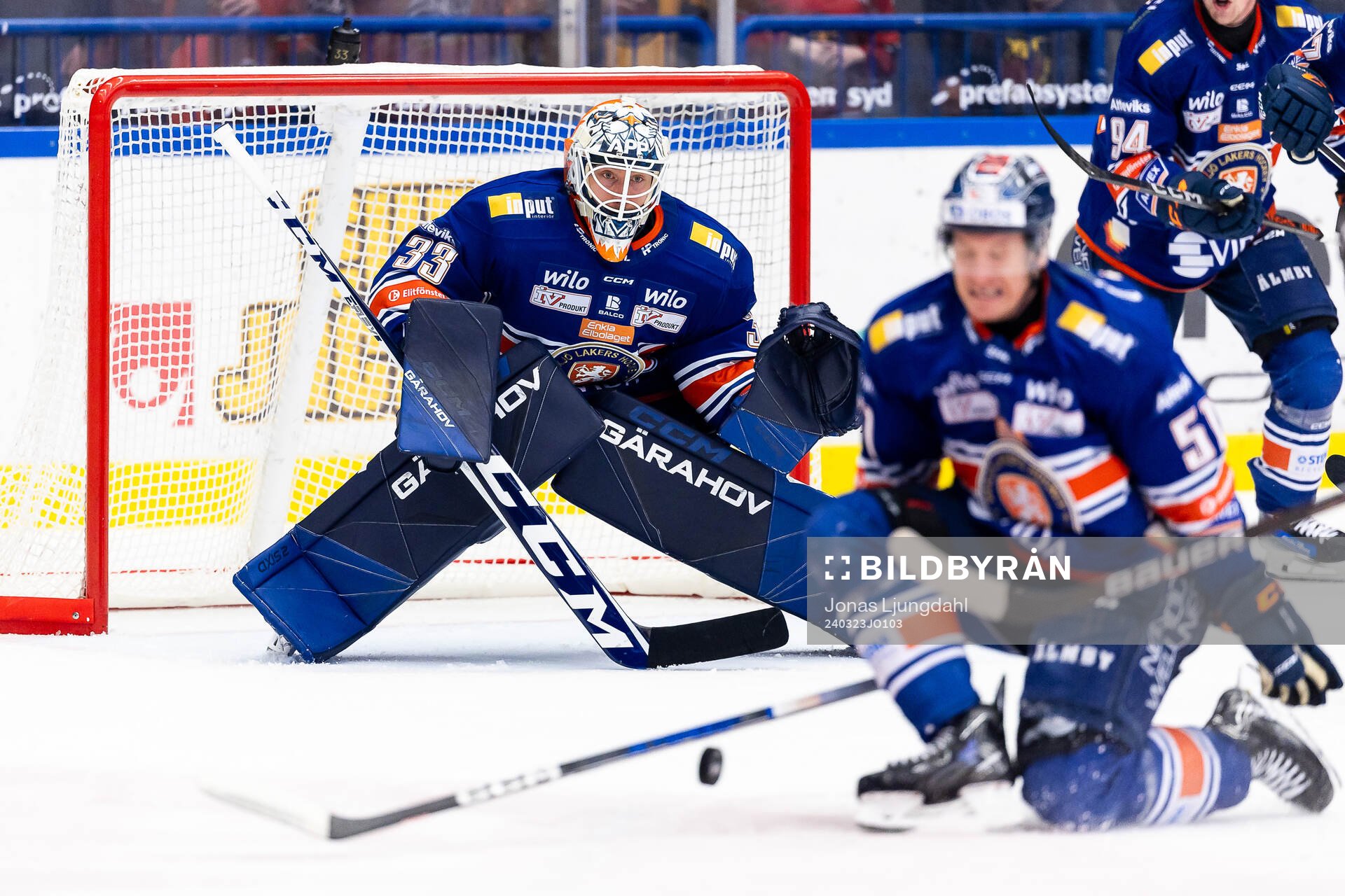 Växjös målvakt Emil Larmi