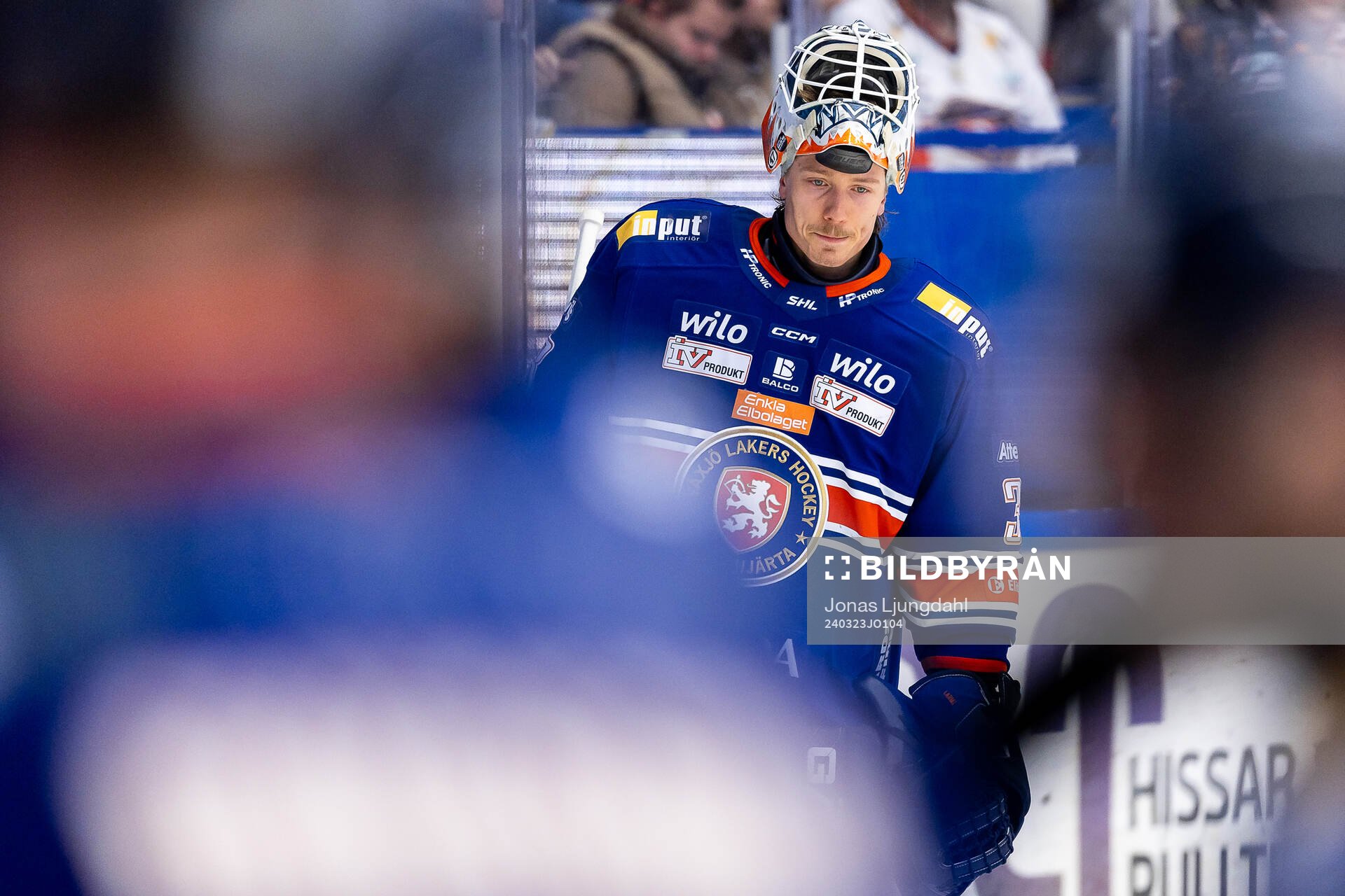 Växjös målvakt Emil Larmi