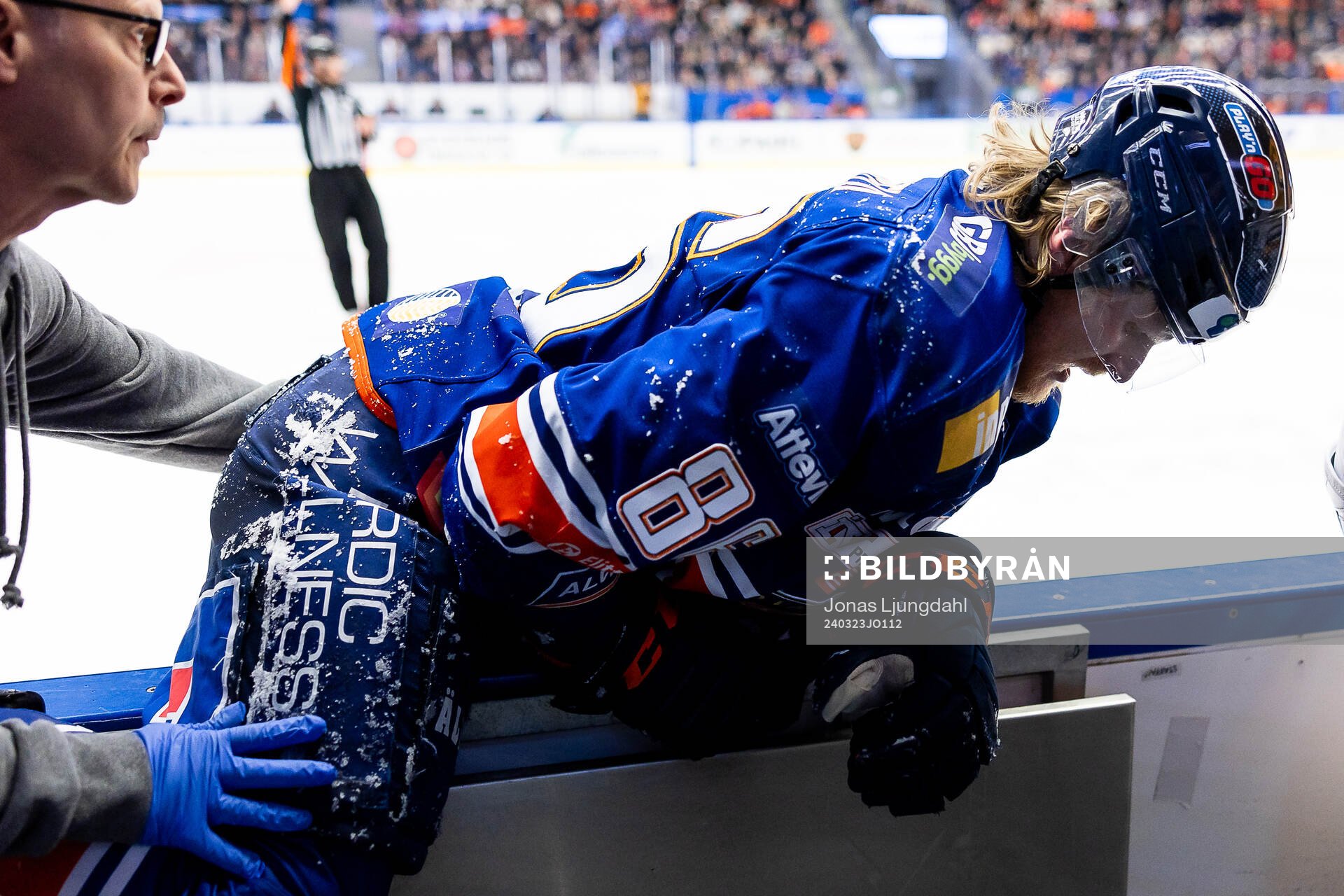 Växjös Joachim Blichfeld har ont