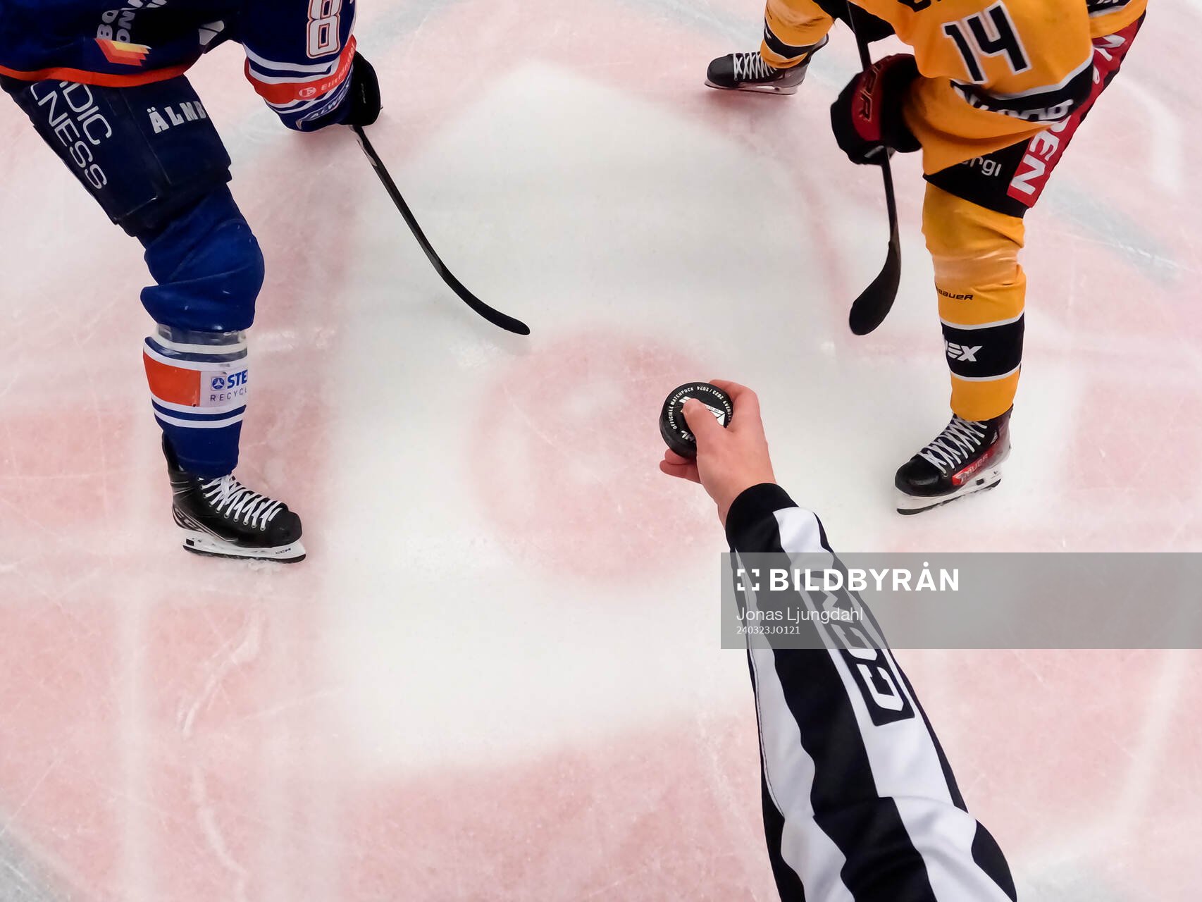 Tek under kvartsfinal två i SHL mellan Växjö och Luleå
