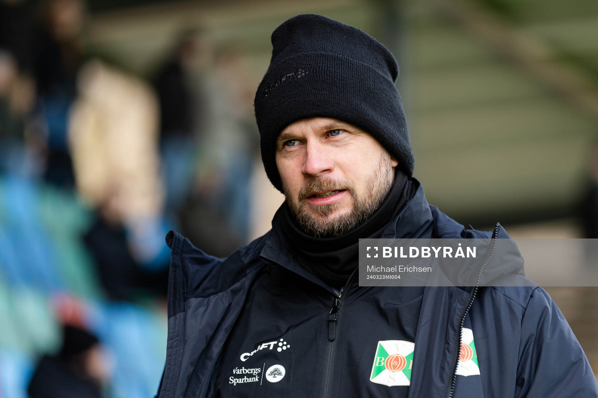 Varbergs tränare Tobias Linderoth