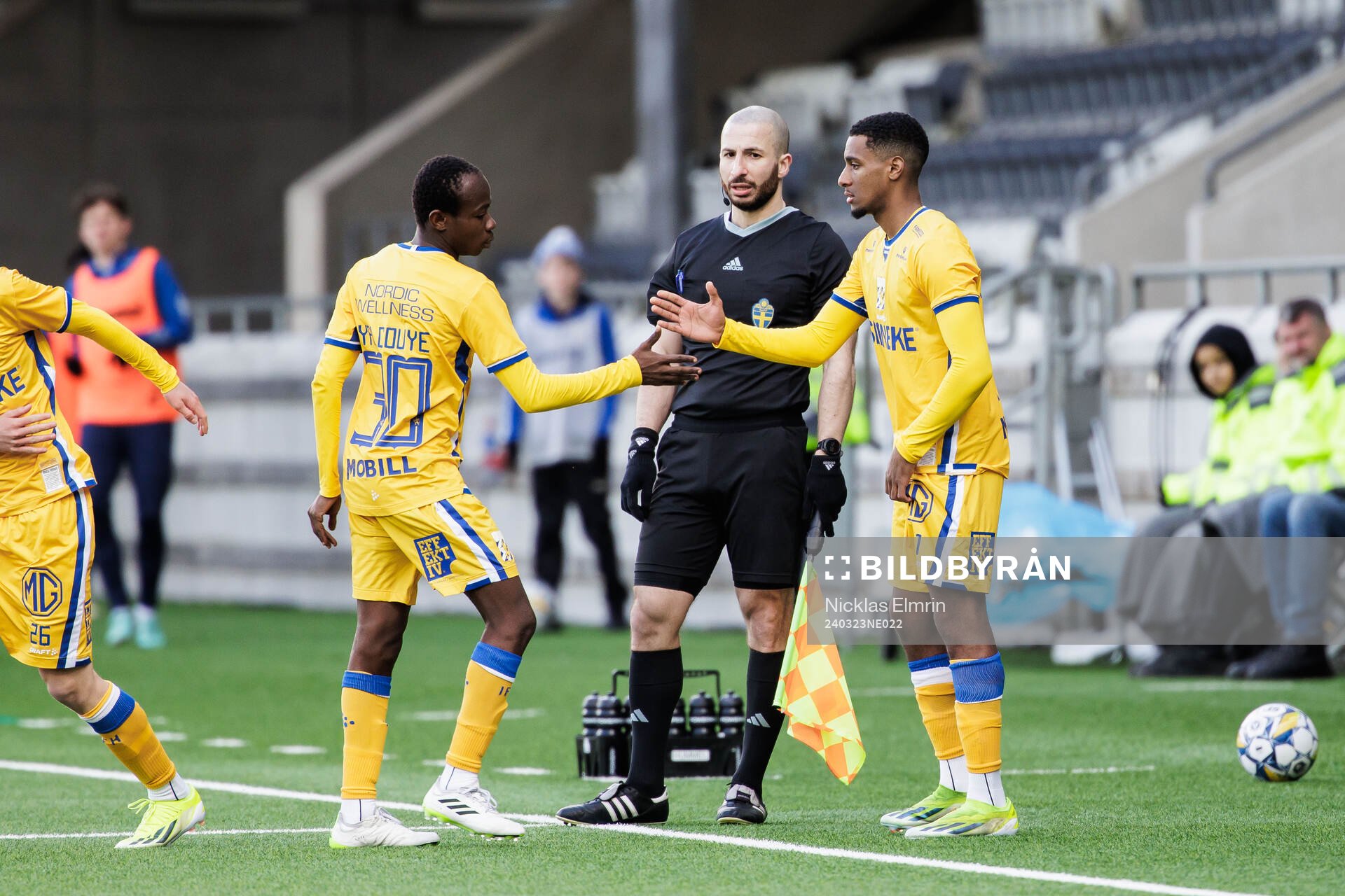IFK Göteborgs Paulos Abraham byts in
