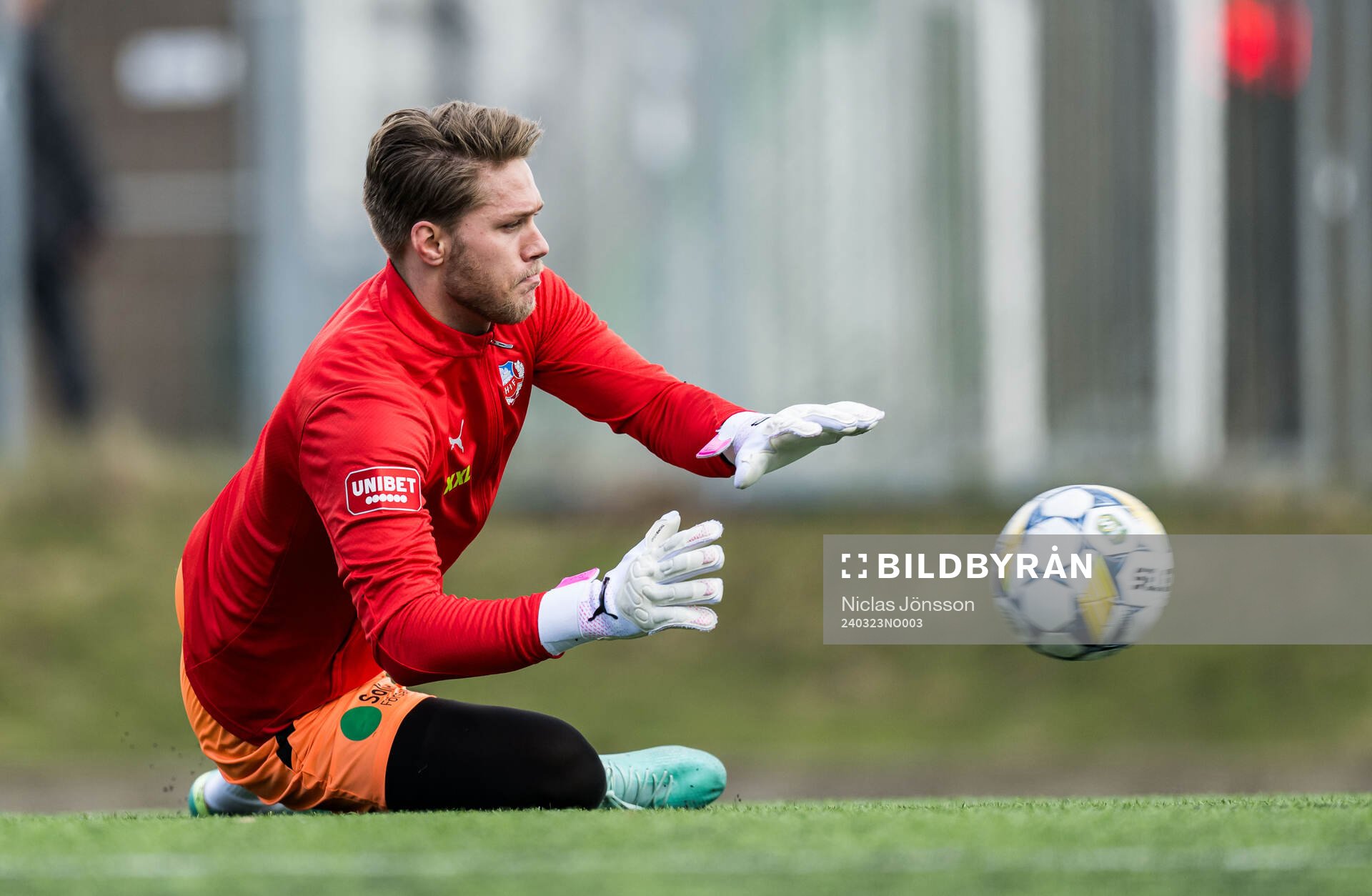 Helsingborgs målvakt Kalle Joelsson